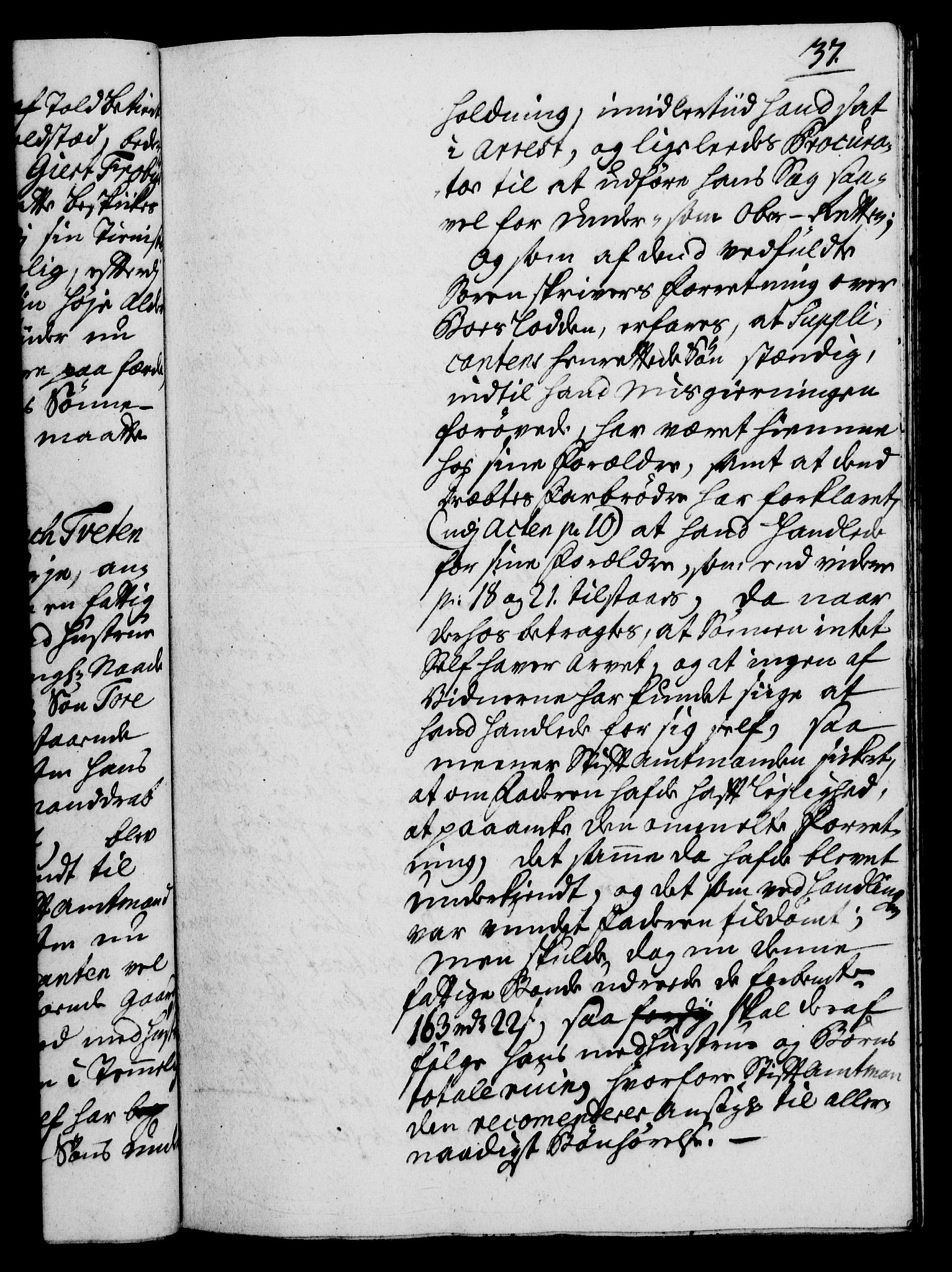 Rentekammeret, Kammerkanselliet, RA/EA-3111/G/Gh/Gha/L0023: Norsk ekstraktmemorialprotokoll (merket RK 53.68), 1741-1742, p. 37