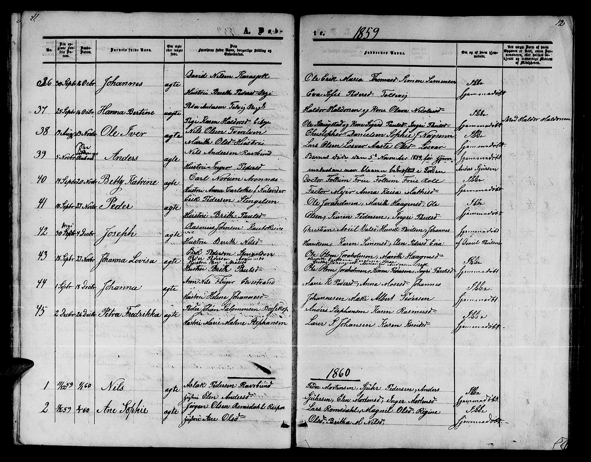 Alta sokneprestkontor, SATØ/S-1338/H/Hb/L0001.klokk: Parish register (copy) no. 1, 1858-1878, p. 11-12