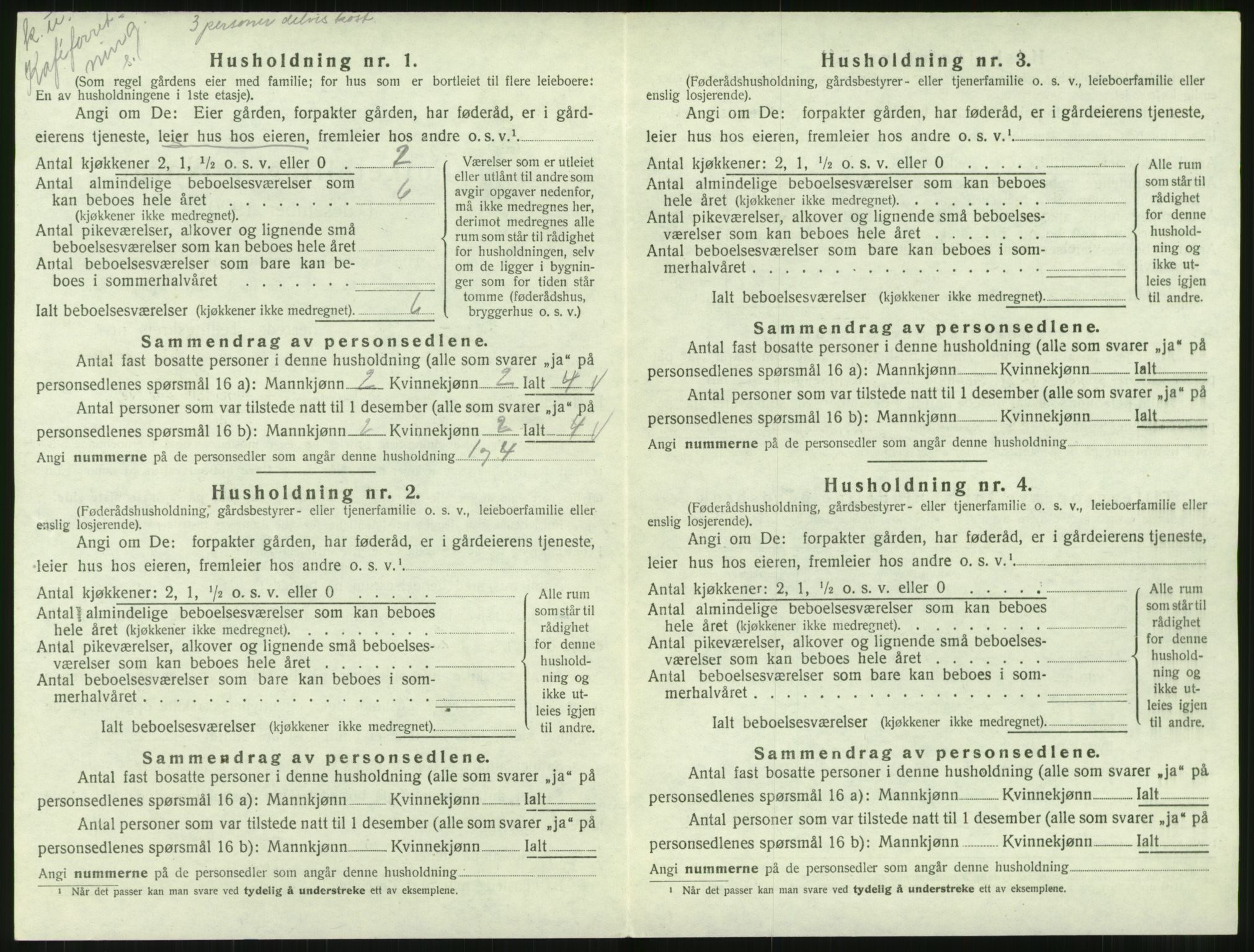 SAT, 1920 census for Sunndal, 1920, p. 493