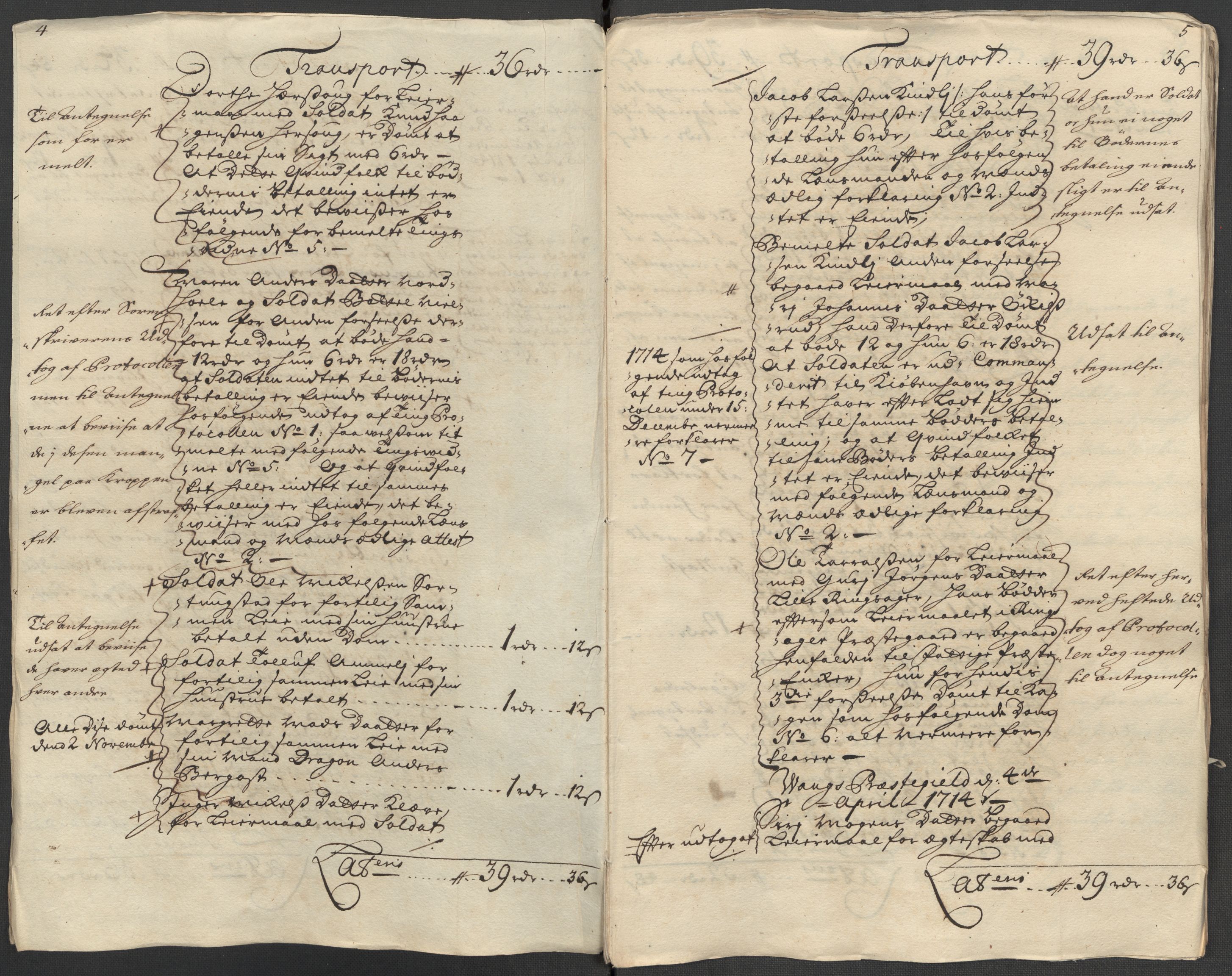 Rentekammeret inntil 1814, Reviderte regnskaper, Fogderegnskap, RA/EA-4092/R16/L1051: Fogderegnskap Hedmark, 1714, p. 206