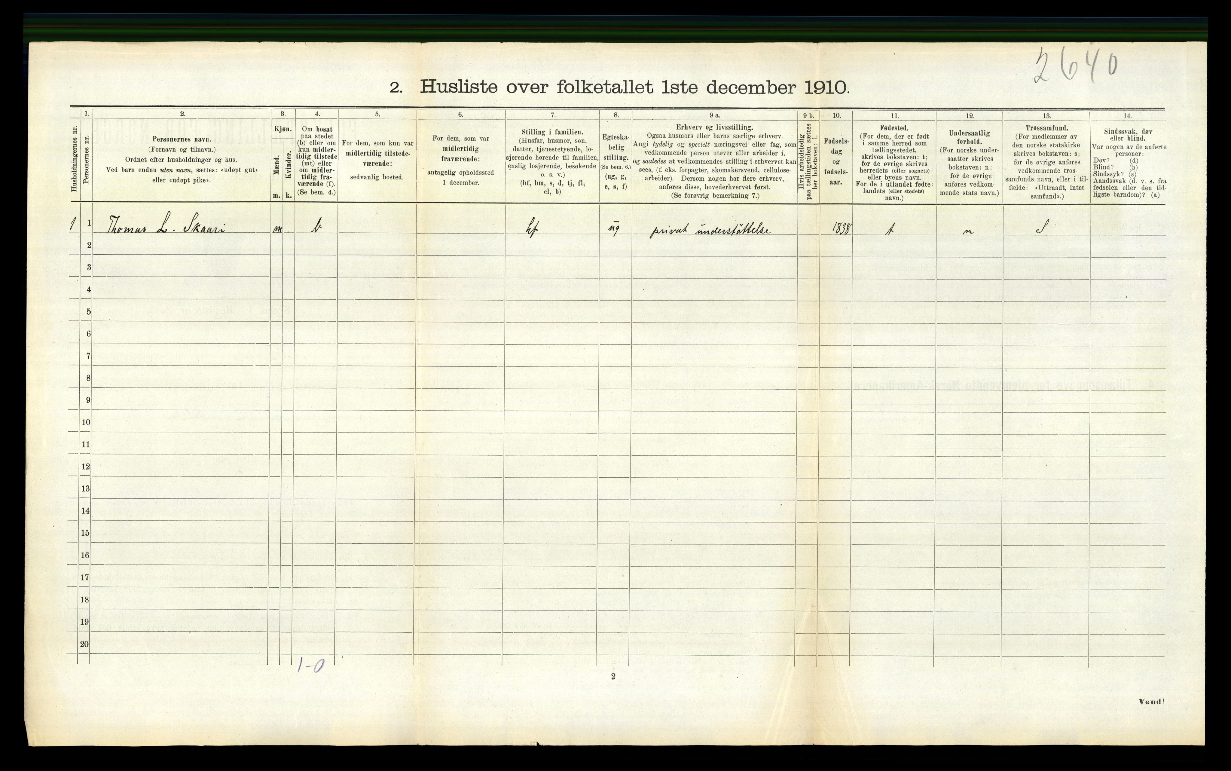 RA, 1910 census for Luster, 1910, p. 596