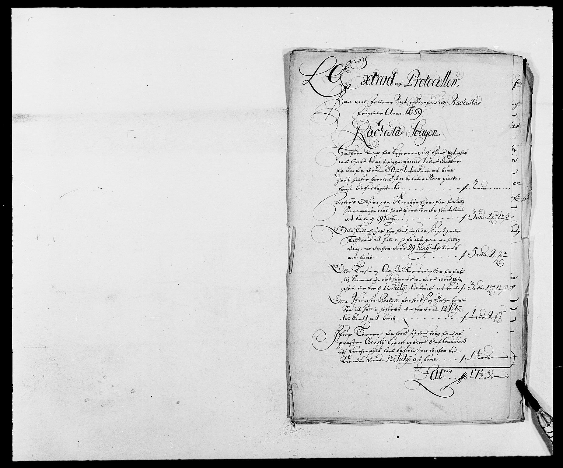 Rentekammeret inntil 1814, Reviderte regnskaper, Fogderegnskap, RA/EA-4092/R05/L0277: Fogderegnskap Rakkestad, 1689-1690, p. 42