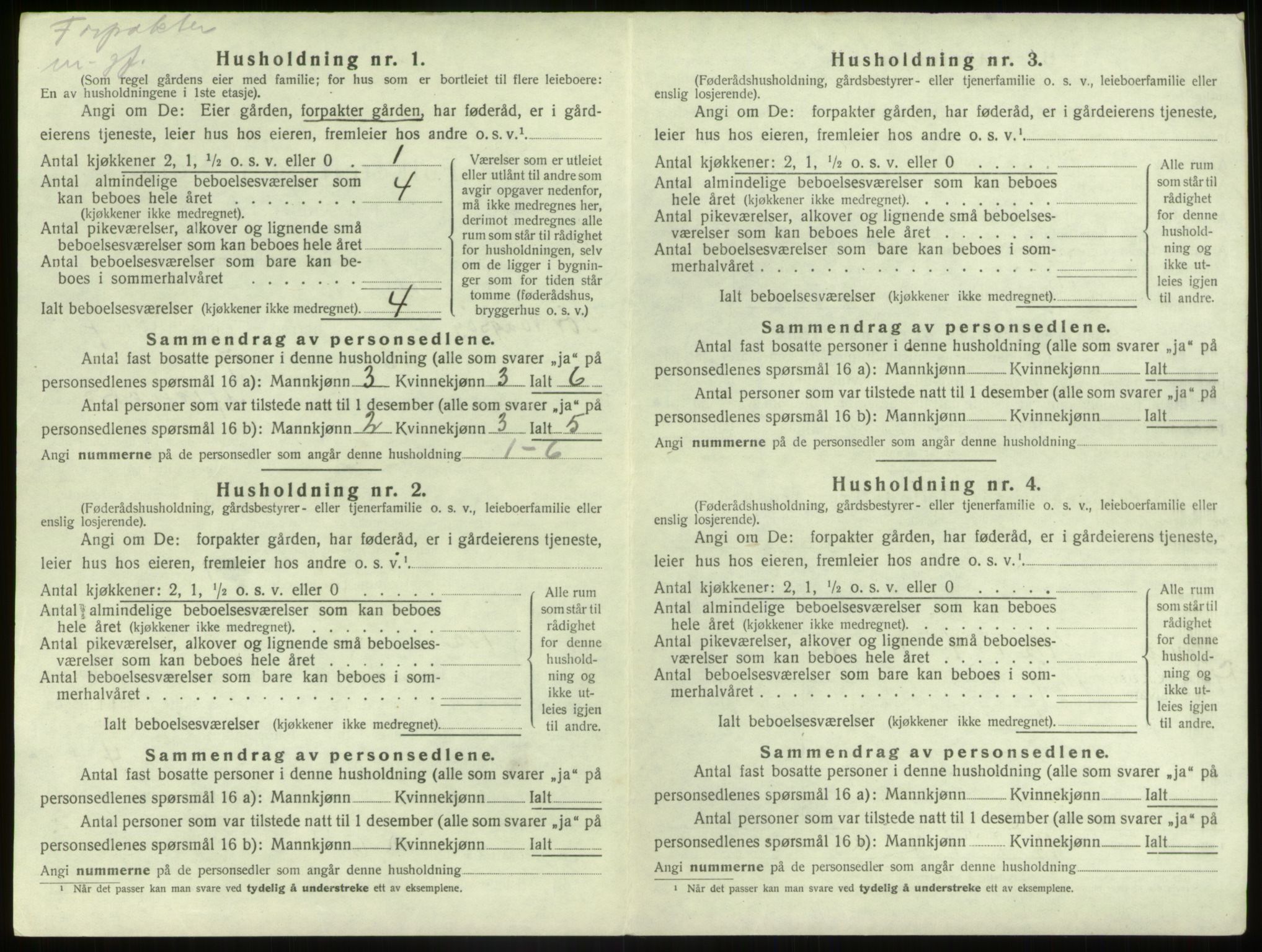 SAB, 1920 census for Sør-Vågsøy, 1920, p. 466