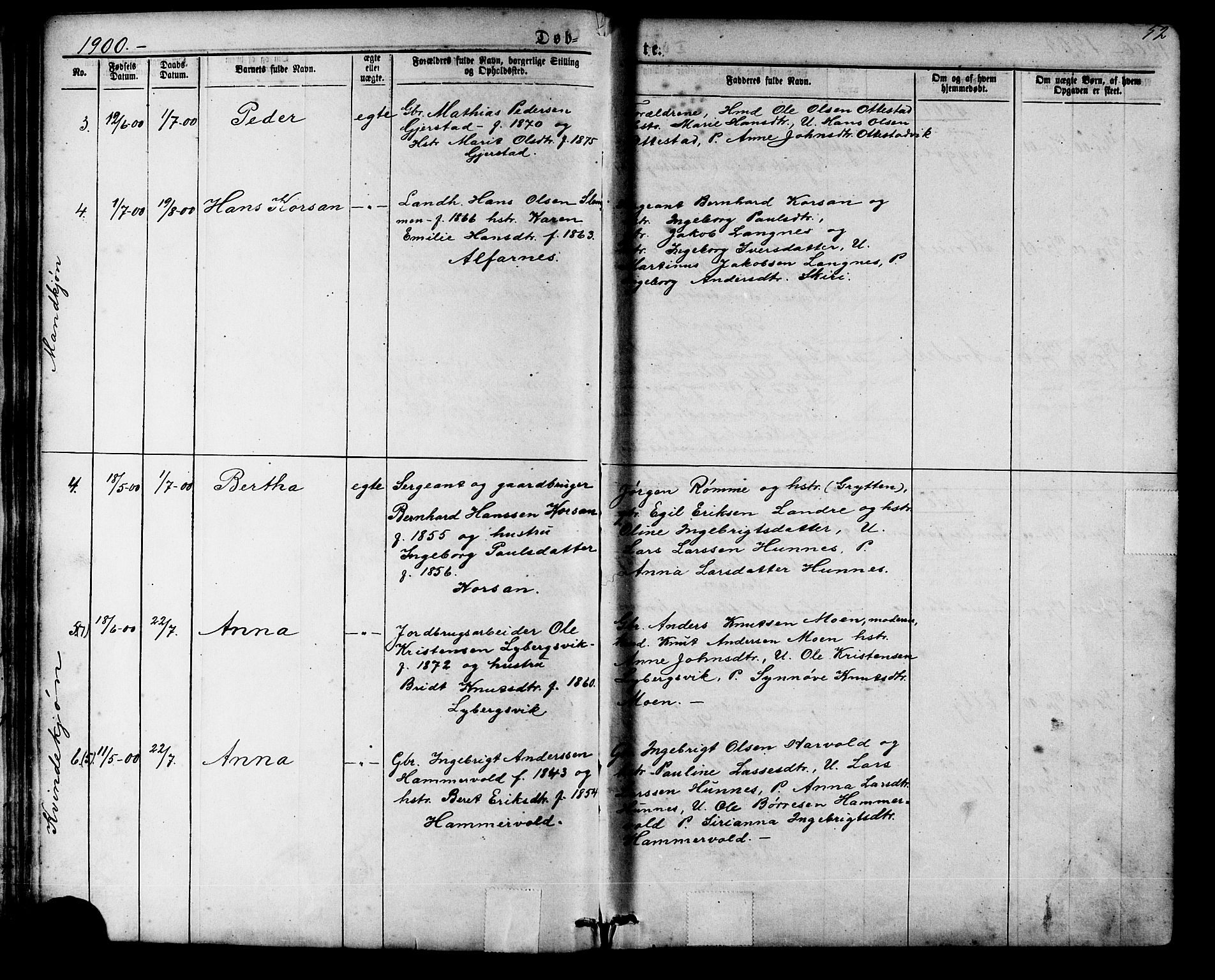 Ministerialprotokoller, klokkerbøker og fødselsregistre - Møre og Romsdal, SAT/A-1454/548/L0614: Parish register (copy) no. 548C02, 1867-1917, p. 52