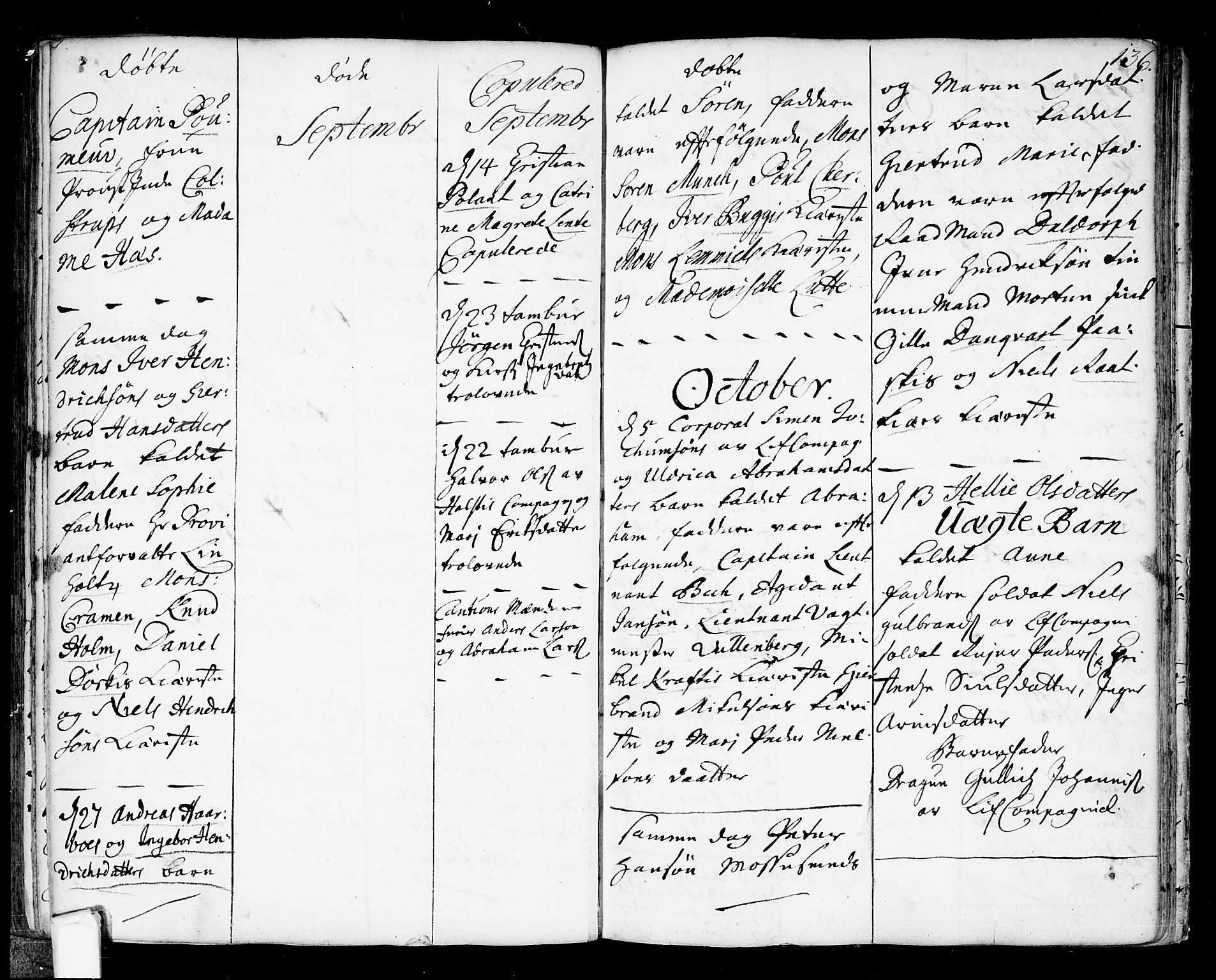 Fredrikstad prestekontor Kirkebøker, AV/SAO-A-11082/F/Fa/L0001: Parish register (official) no. 1, 1717-1731, p. 136