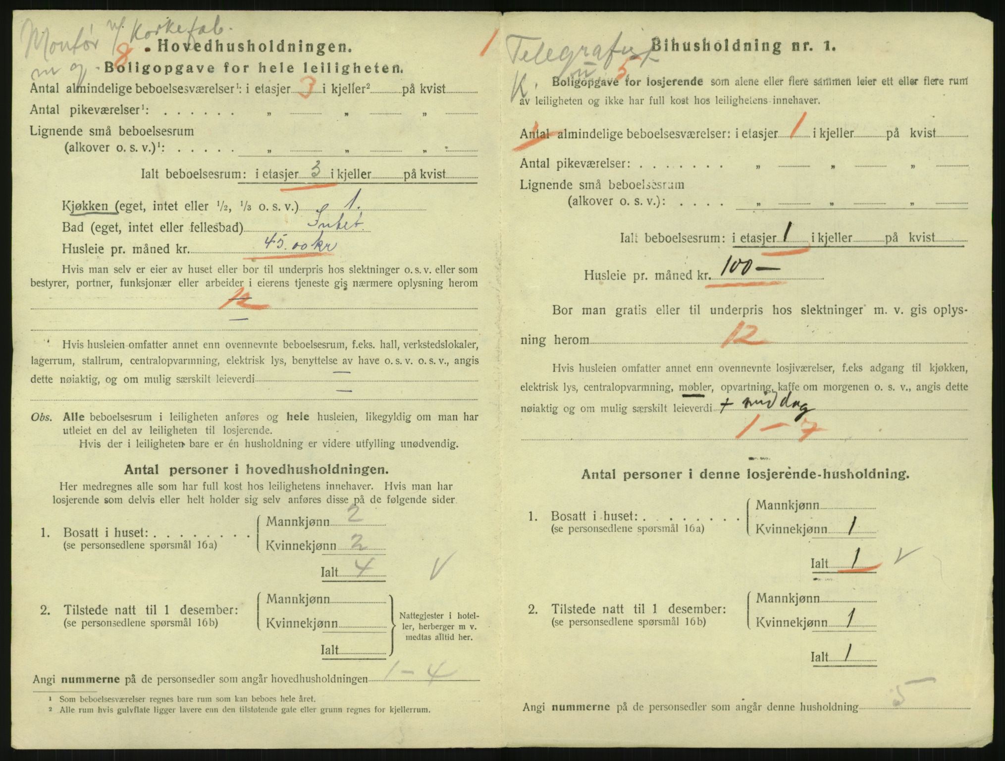 SAO, 1920 census for Kristiania, 1920, p. 129746