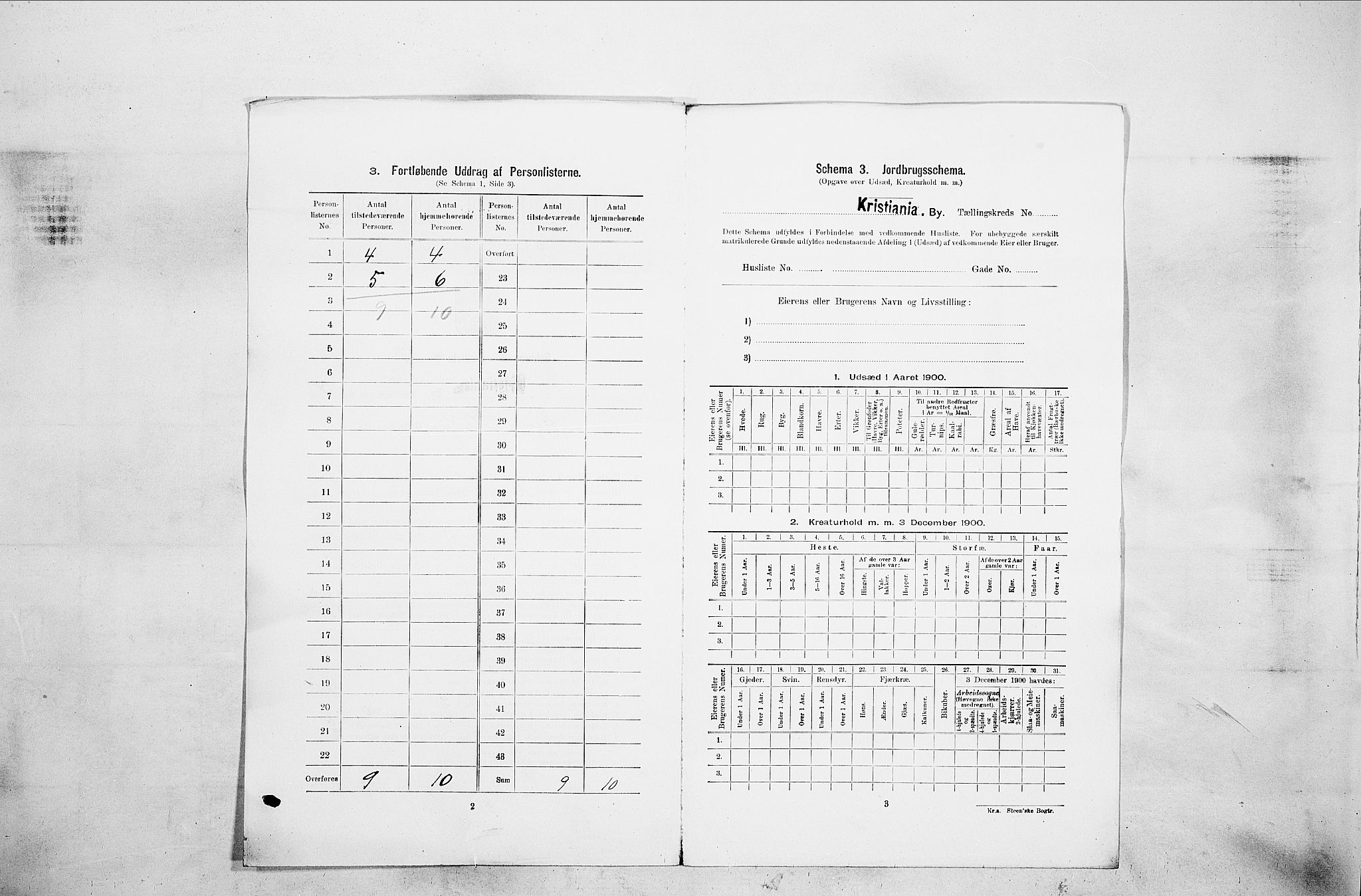 SAO, 1900 census for Kristiania, 1900, p. 36389