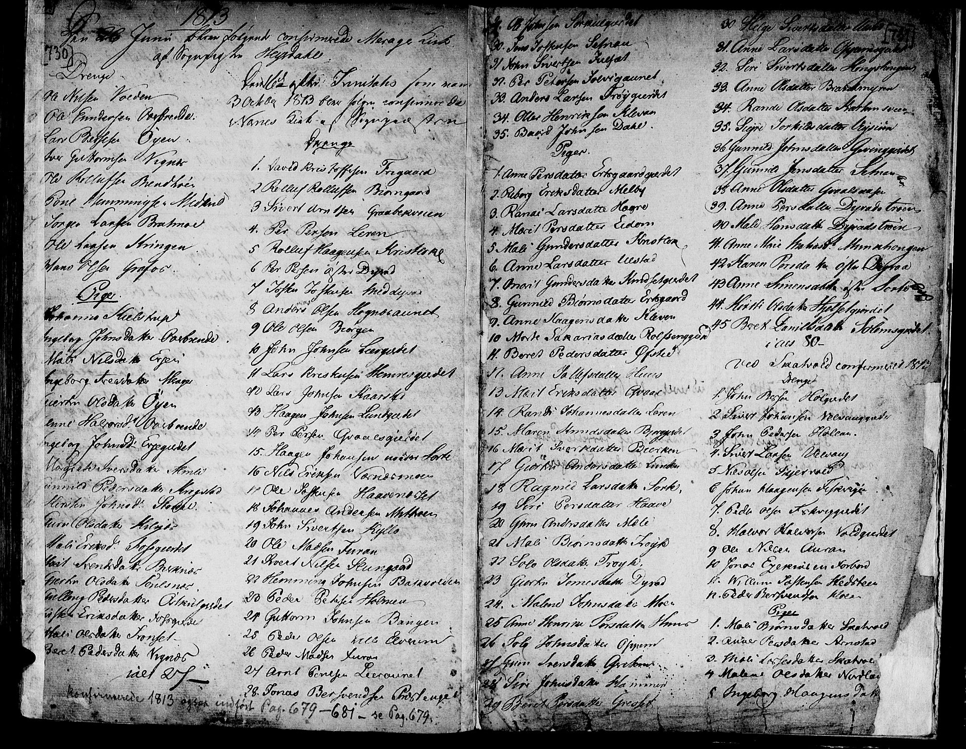 Ministerialprotokoller, klokkerbøker og fødselsregistre - Nord-Trøndelag, SAT/A-1458/709/L0060: Parish register (official) no. 709A07, 1797-1815, p. 730-731