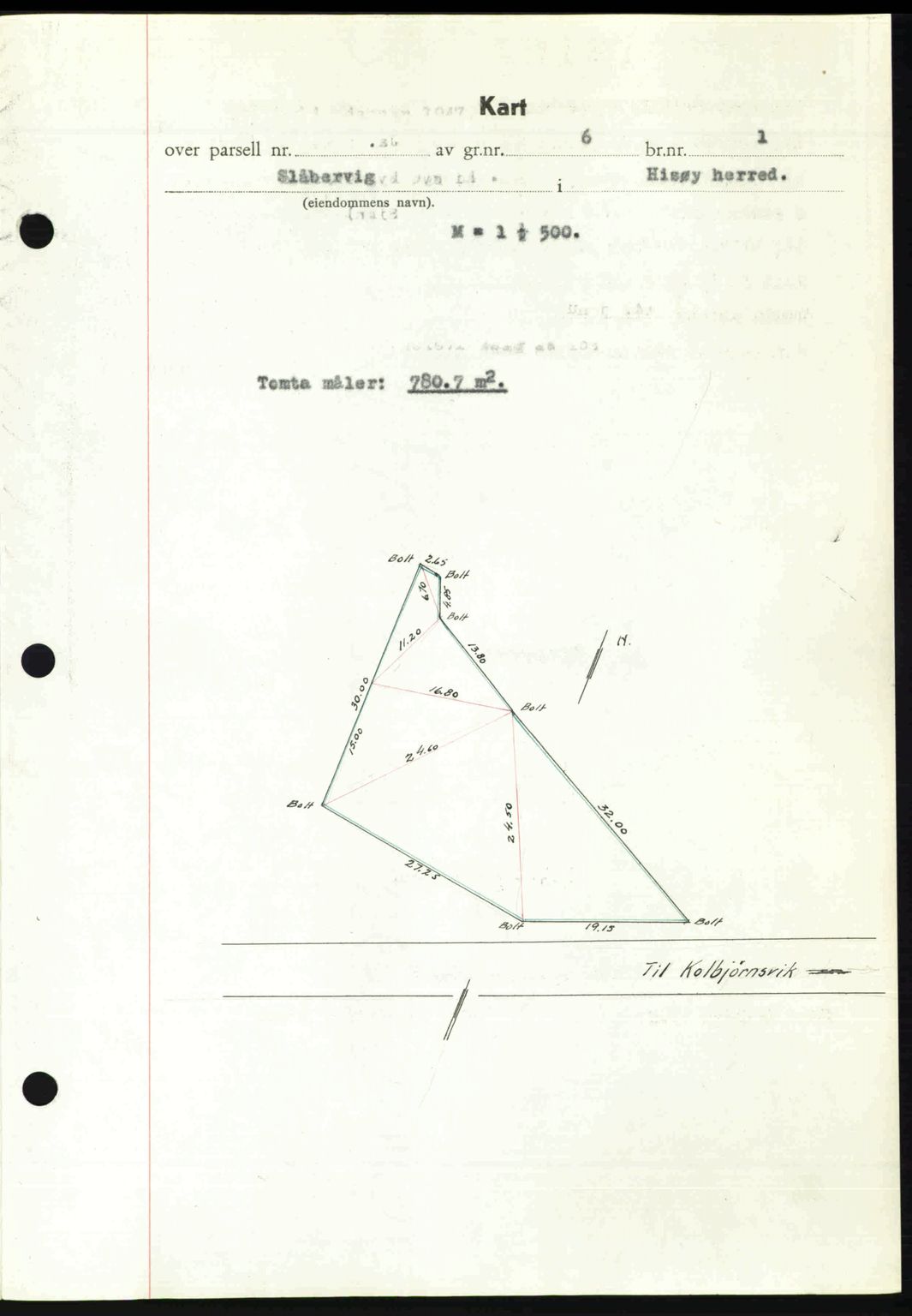 Nedenes sorenskriveri, AV/SAK-1221-0006/G/Gb/Gba/L0056: Mortgage book no. A8, 1946-1947, Diary no: : 53/1947