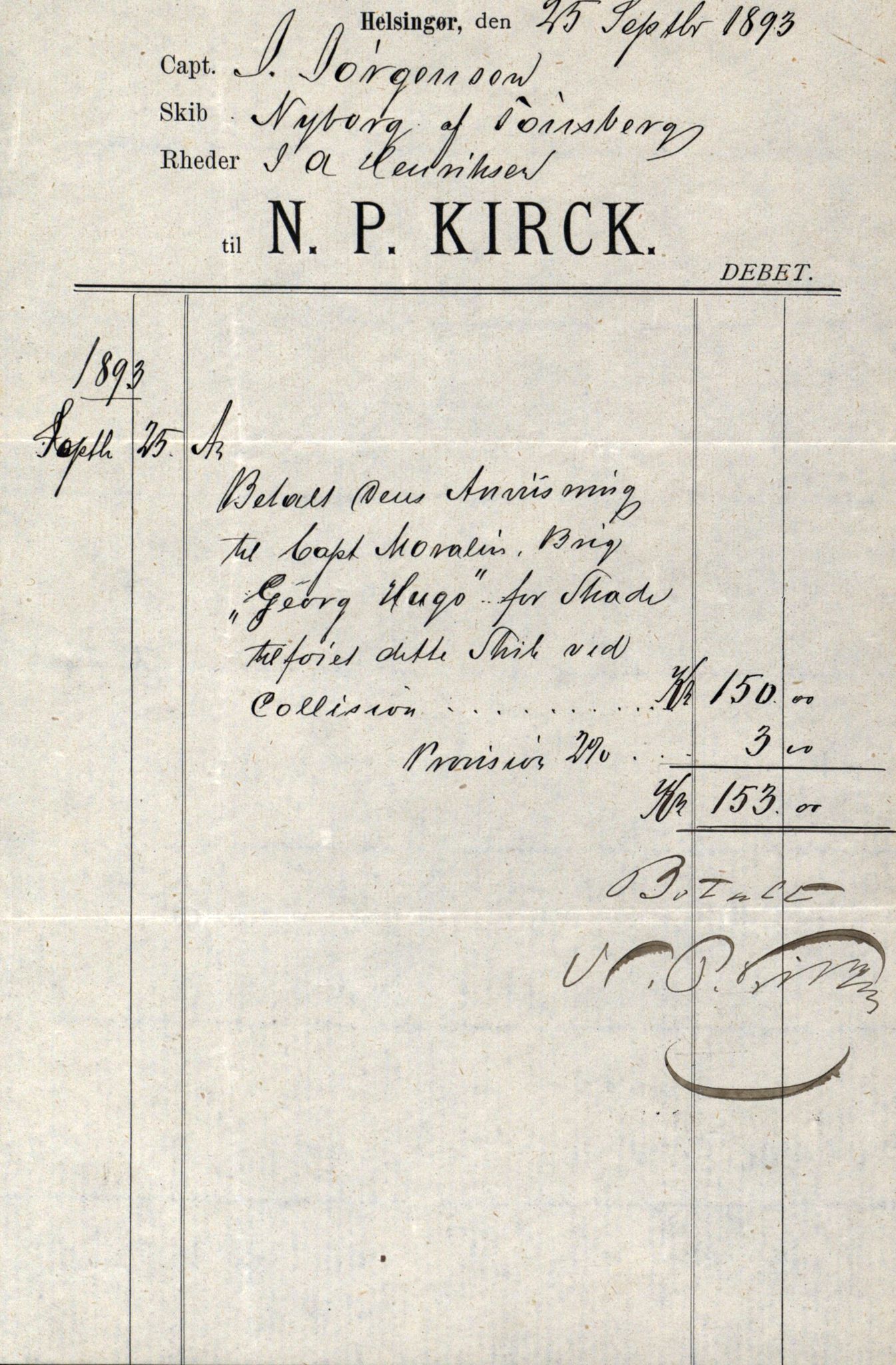 Pa 63 - Østlandske skibsassuranceforening, VEMU/A-1079/G/Ga/L0030/0005: Havaridokumenter / Imanuel, Jury, Nyborg, Vebo, 1893, p. 27