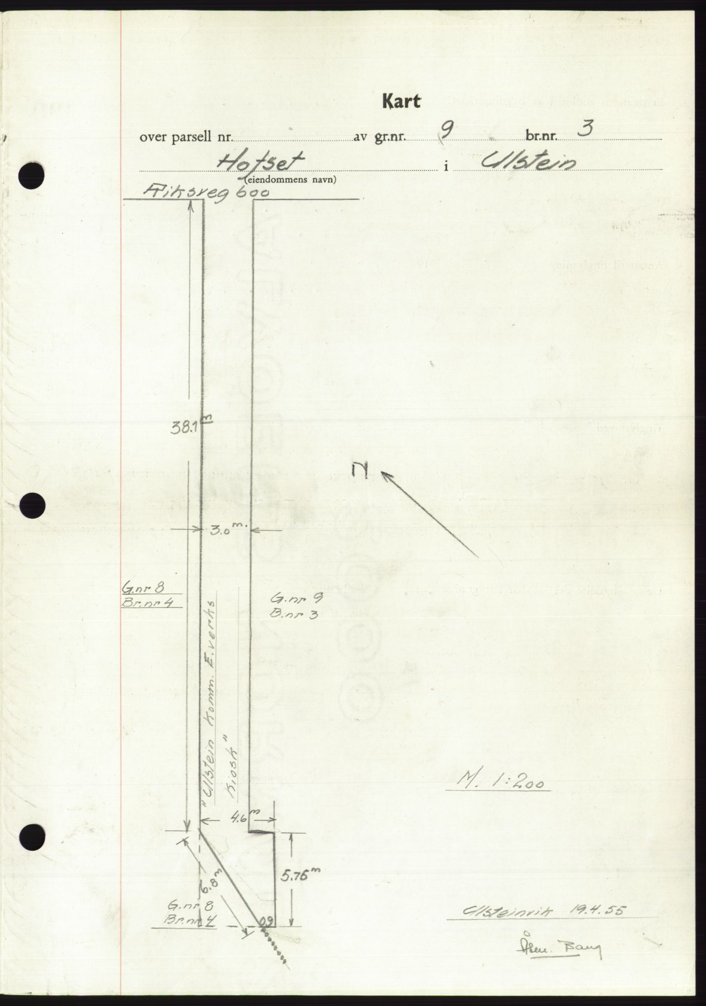 Søre Sunnmøre sorenskriveri, AV/SAT-A-4122/1/2/2C/L0100: Mortgage book no. 26A, 1954-1955, Diary no: : 880/1955