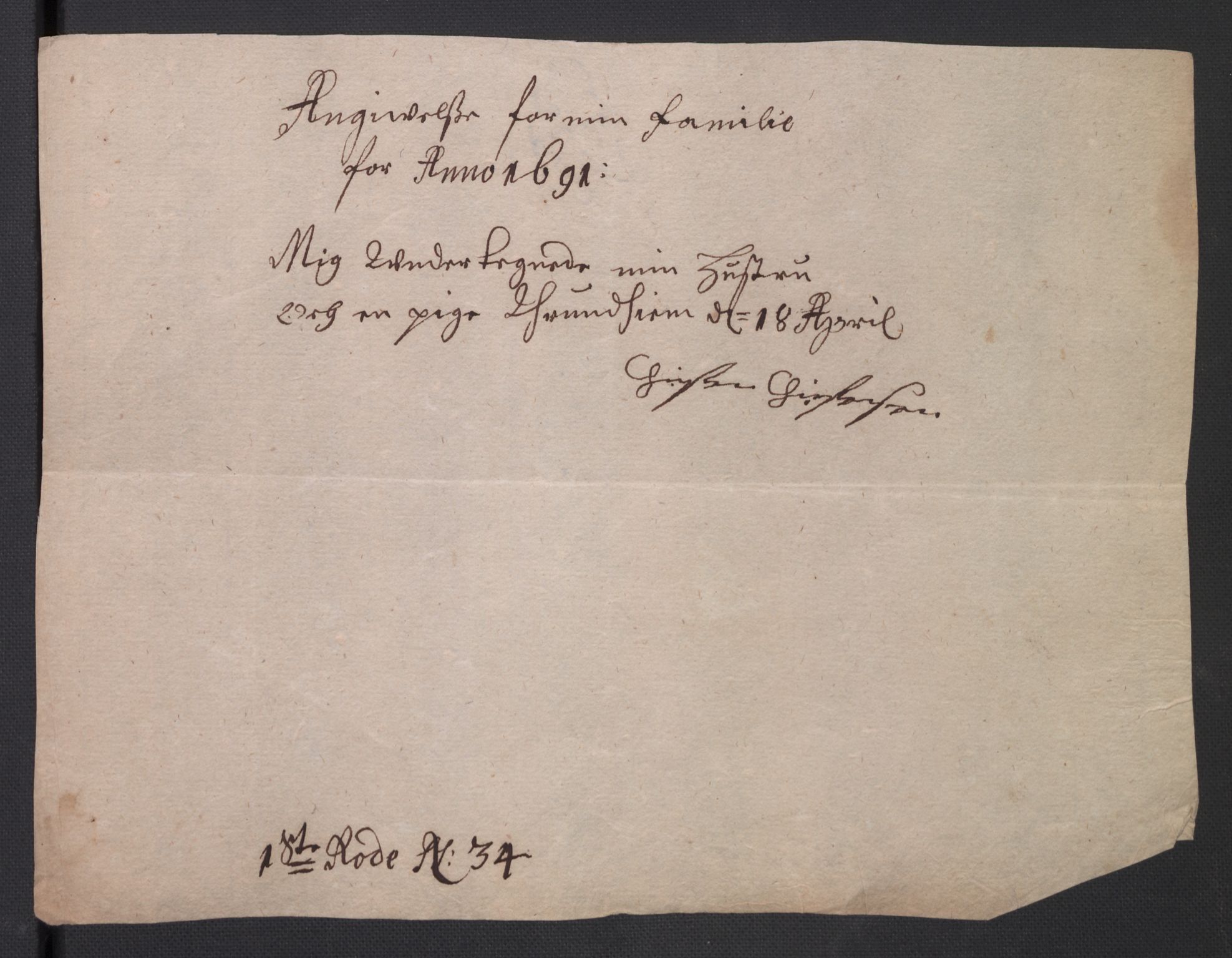 Rentekammeret inntil 1814, Reviderte regnskaper, Byregnskaper, AV/RA-EA-4066/R/Rs/L0506: [S2] Kontribusjonsregnskap, 1691-1692, p. 56