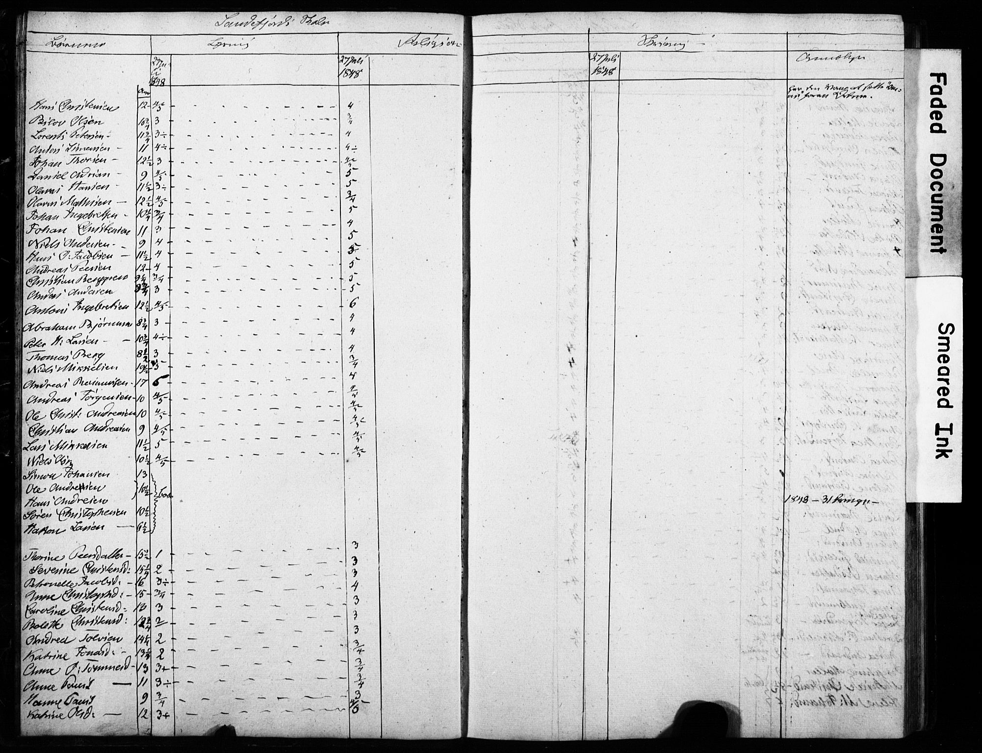 Sandar kirkebøker, AV/SAKO-A-243/H/Ha/L000I: Banns register no. I, 1854-1859