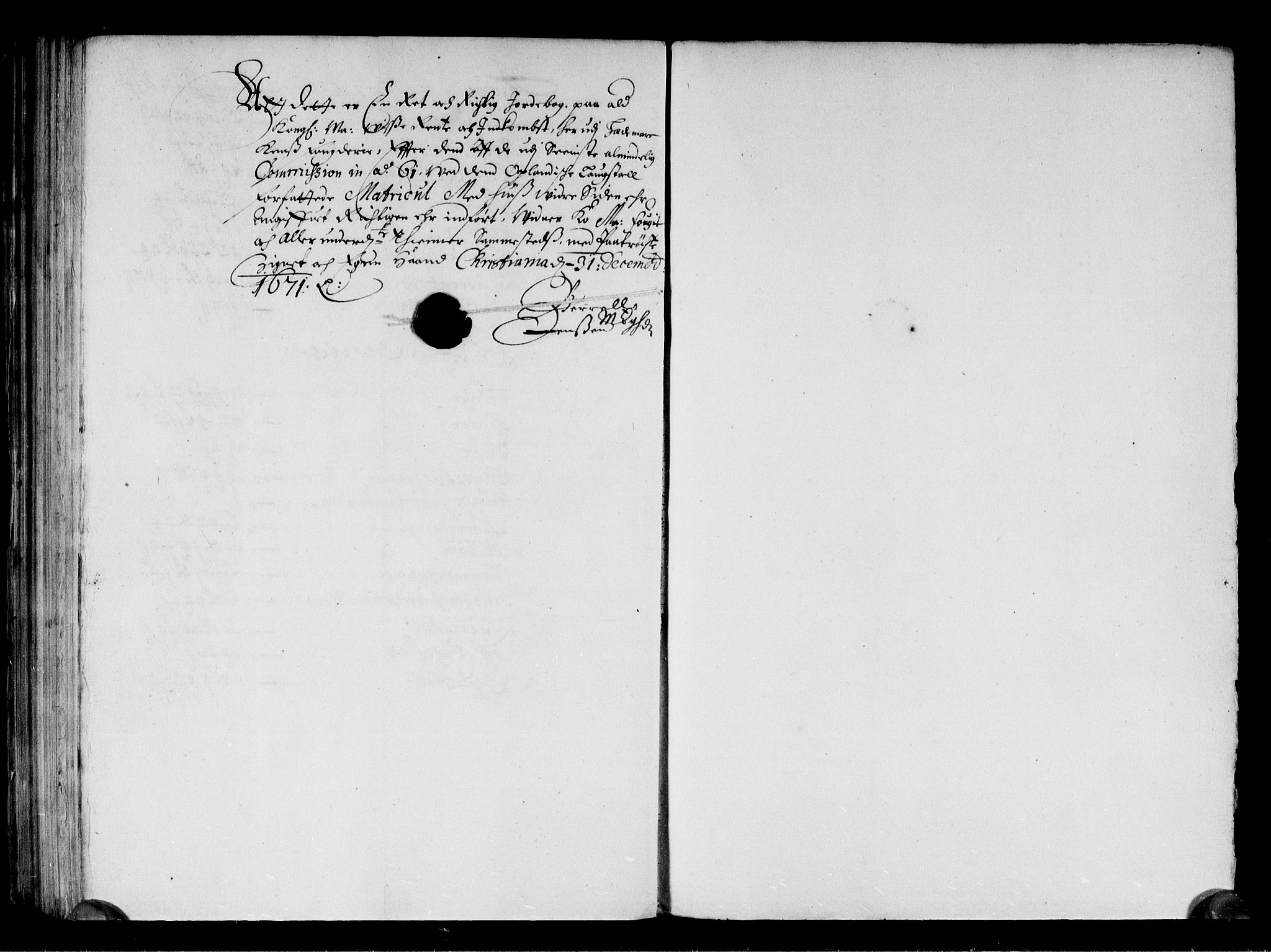 Rentekammeret inntil 1814, Reviderte regnskaper, Stiftamtstueregnskaper, Landkommissariatet på Akershus og Akershus stiftamt, AV/RA-EA-5869/R/Rb/L0075: Akershus stiftamt, 1671