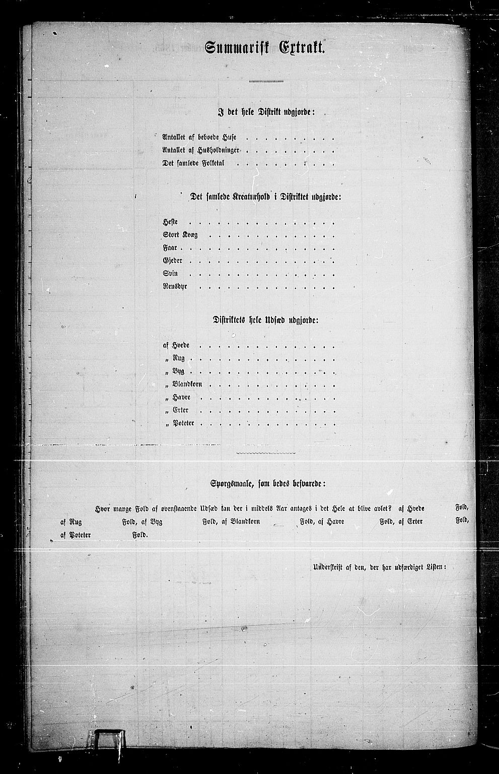 RA, 1865 census for Hole, 1865, p. 133