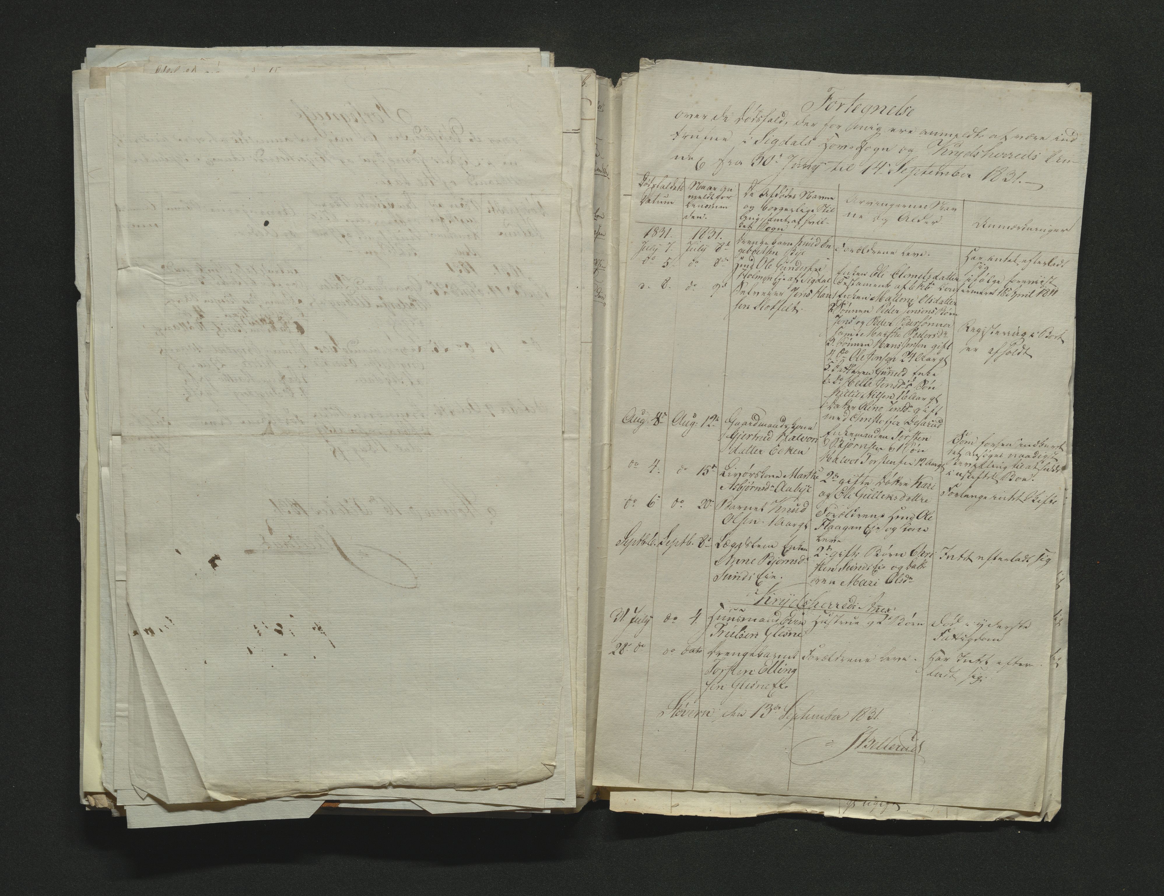 Eiker, Modum og Sigdal sorenskriveri, AV/SAKO-A-123/H/Ha/Hab/L0003: Dødsfallsmeldinger, 1830-1833