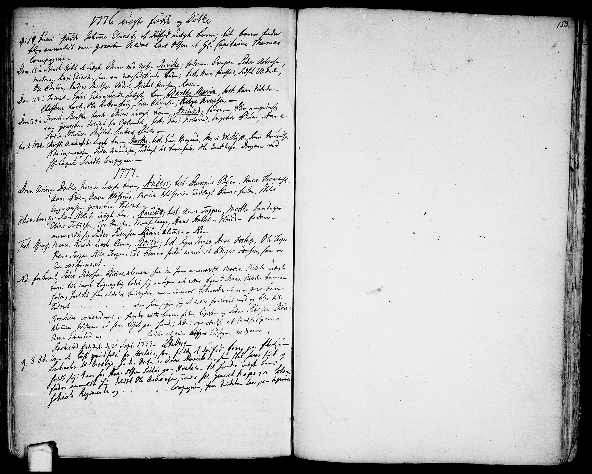 Rakkestad prestekontor Kirkebøker, AV/SAO-A-2008/F/Fa/L0003: Parish register (official) no. I 3, 1752-1777, p. 153