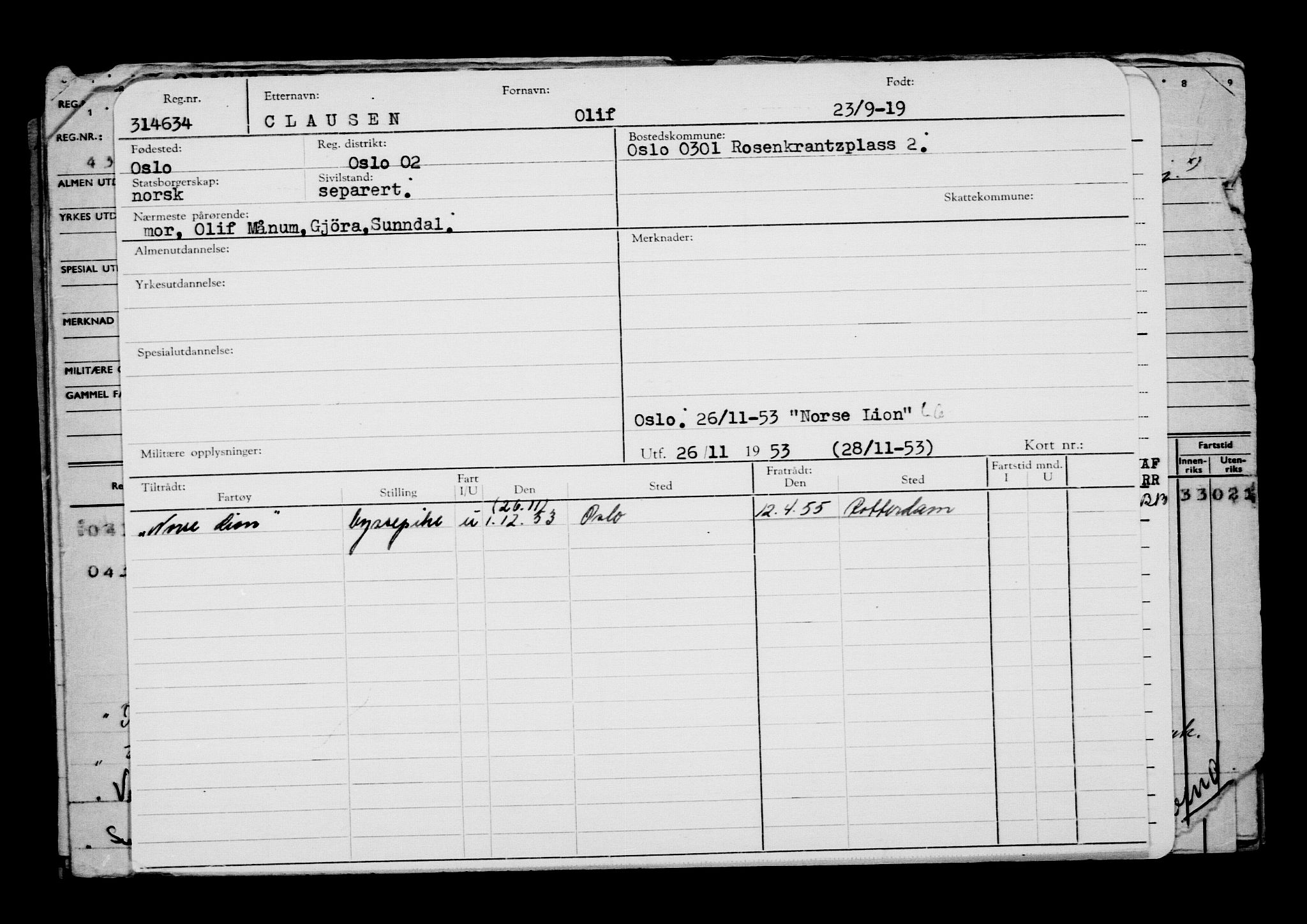 Direktoratet for sjømenn, AV/RA-S-3545/G/Gb/L0172: Hovedkort, 1919, p. 103