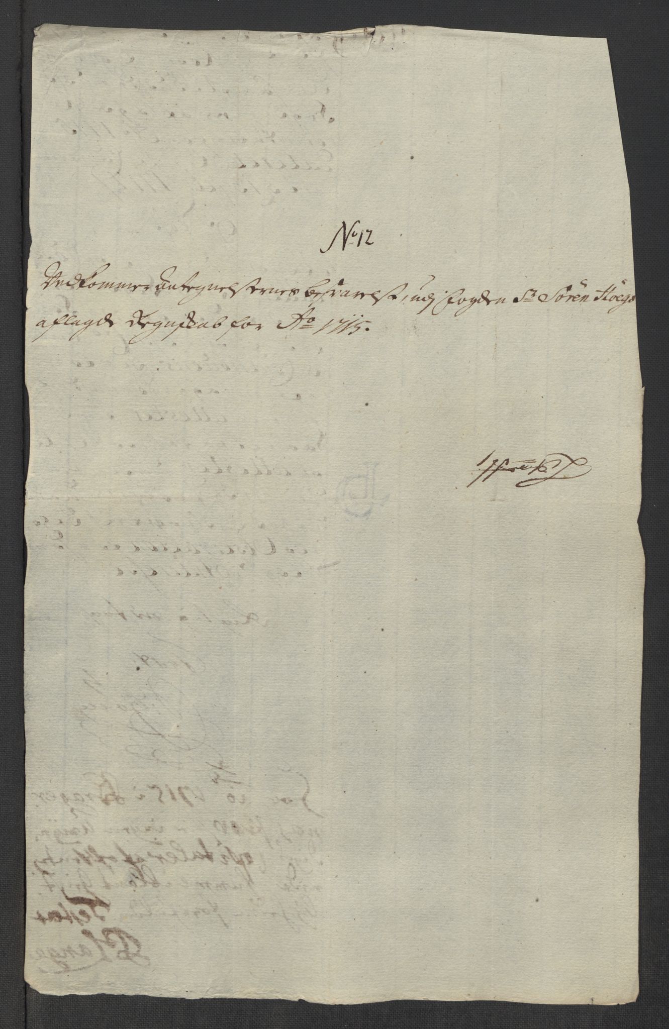 Rentekammeret inntil 1814, Reviderte regnskaper, Fogderegnskap, AV/RA-EA-4092/R31/L1710: Fogderegnskap Hurum, Røyken, Eiker, Lier og Buskerud, 1715-1716, p. 256