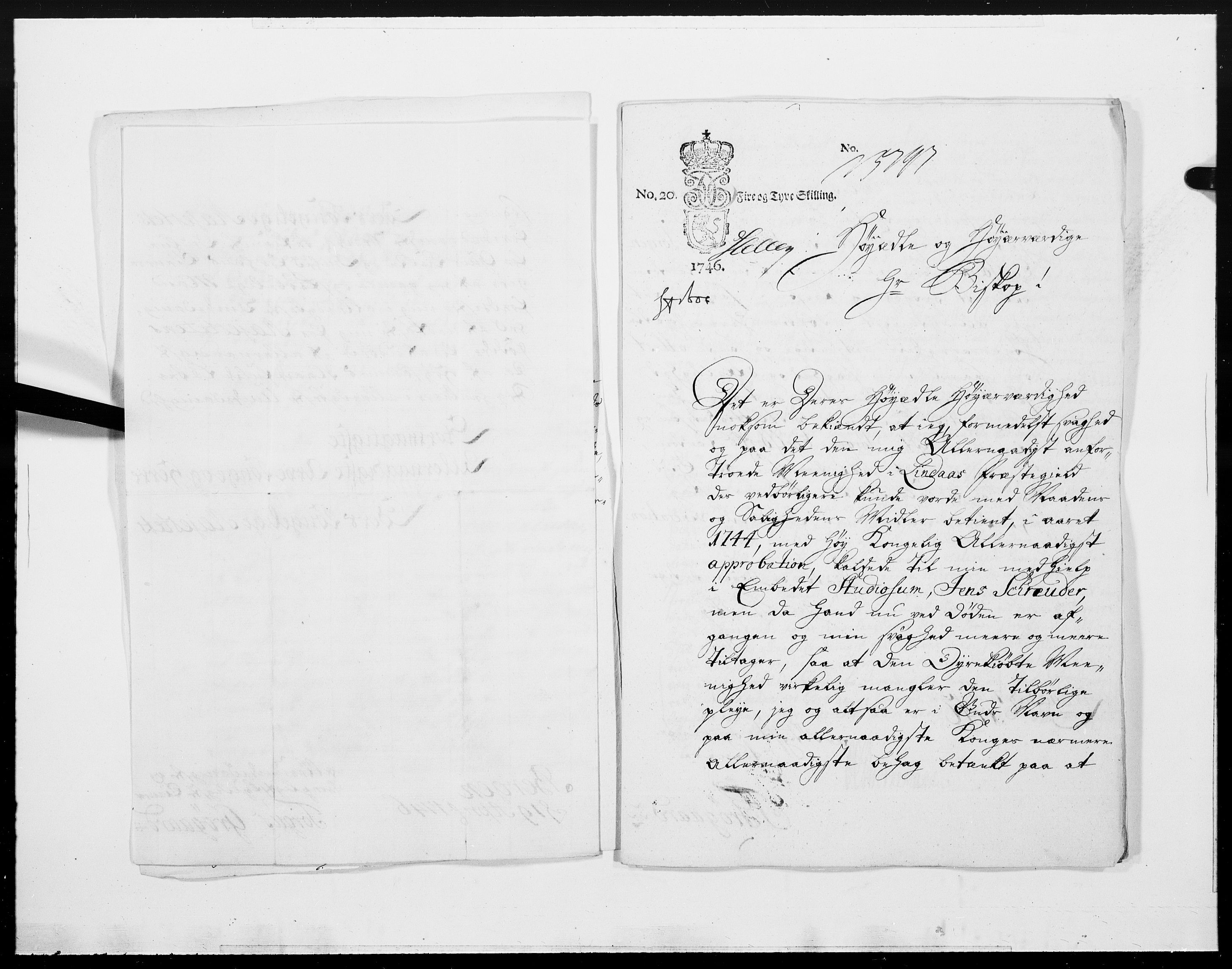 Danske Kanselli 1572-1799, AV/RA-EA-3023/F/Fc/Fcc/Fcca/L0145: Norske innlegg 1572-1799, 1746, p. 11