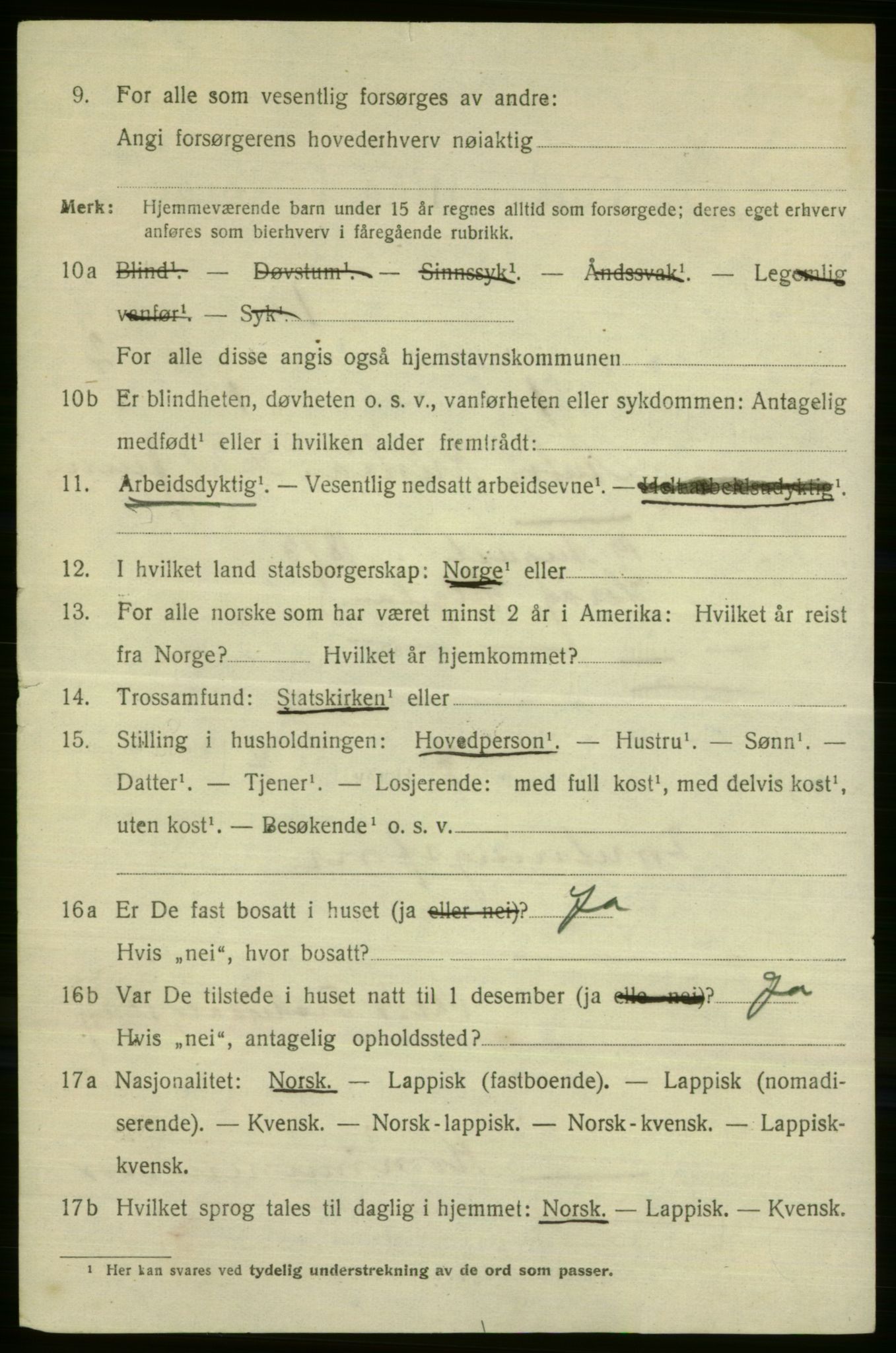 SATØ, 1920 census for Vardø, 1920, p. 5571