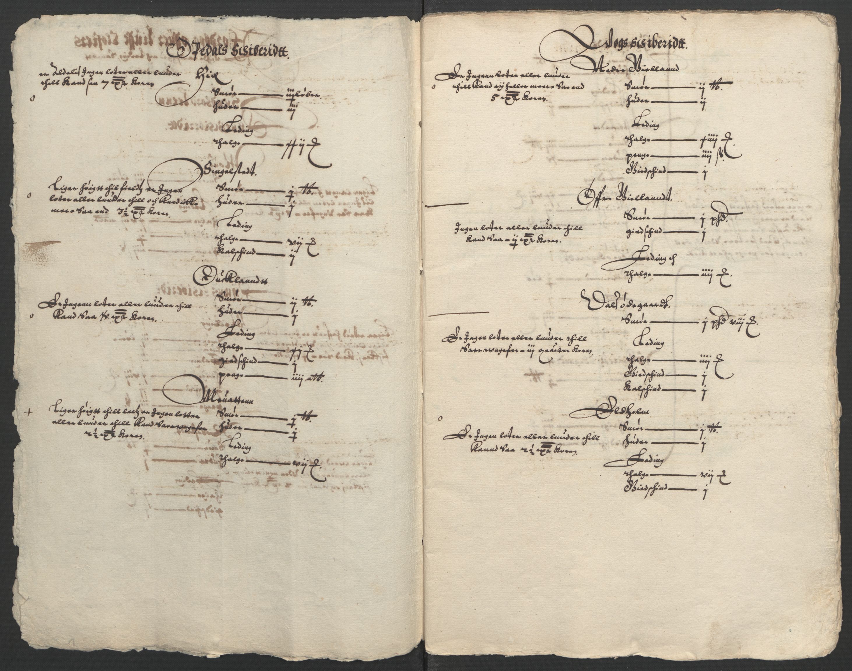 Stattholderembetet 1572-1771, AV/RA-EA-2870/Ek/L0004/0001: Jordebøker til utlikning av garnisonsskatt 1624-1626: / Jordebøker for Bergenhus len, 1626, p. 104