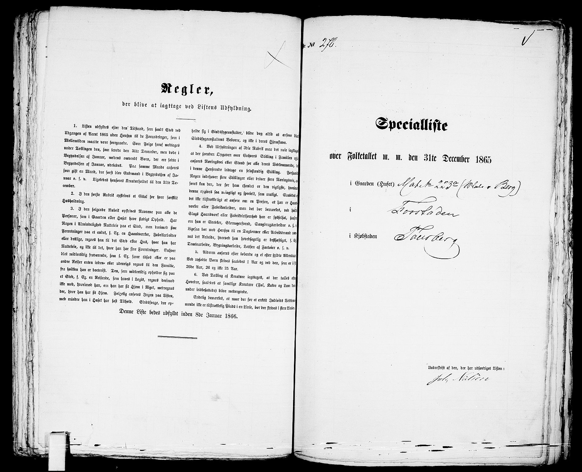 RA, 1865 census for Tønsberg, 1865, p. 594