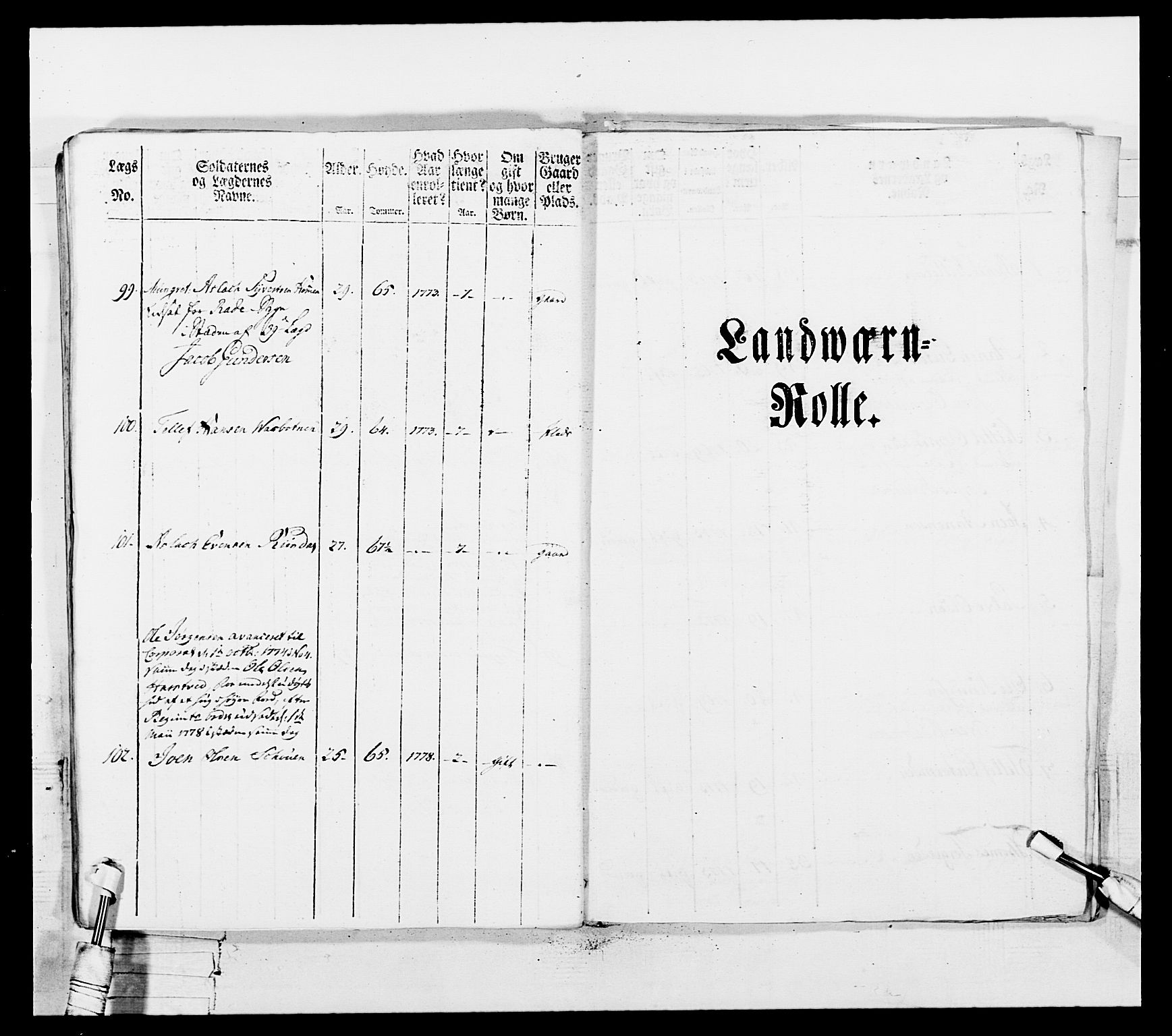 Generalitets- og kommissariatskollegiet, Det kongelige norske kommissariatskollegium, AV/RA-EA-5420/E/Eh/L0102: 1. Vesterlenske nasjonale infanteriregiment, 1778-1780, p. 312