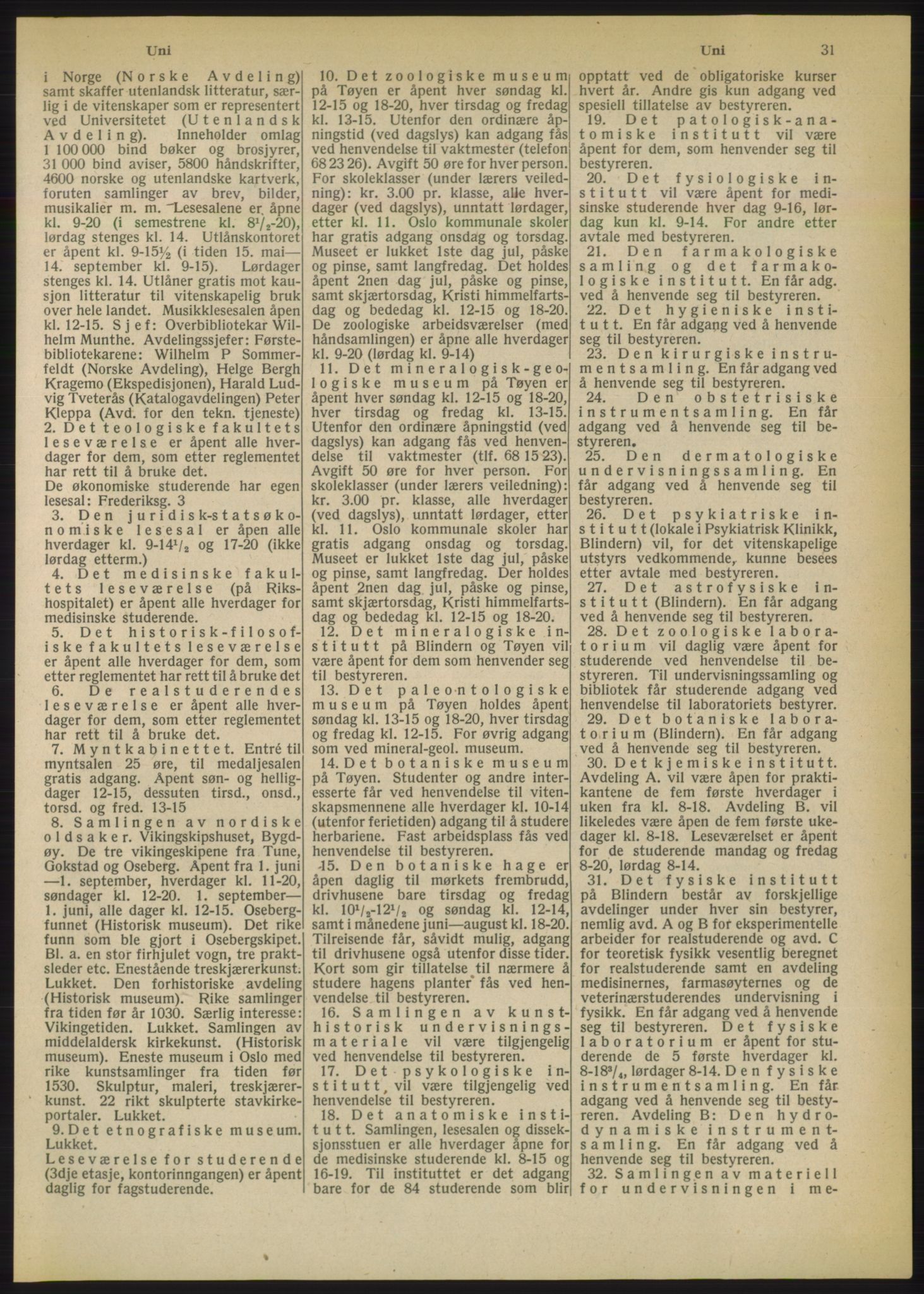 Kristiania/Oslo adressebok, PUBL/-, 1950, p. 31