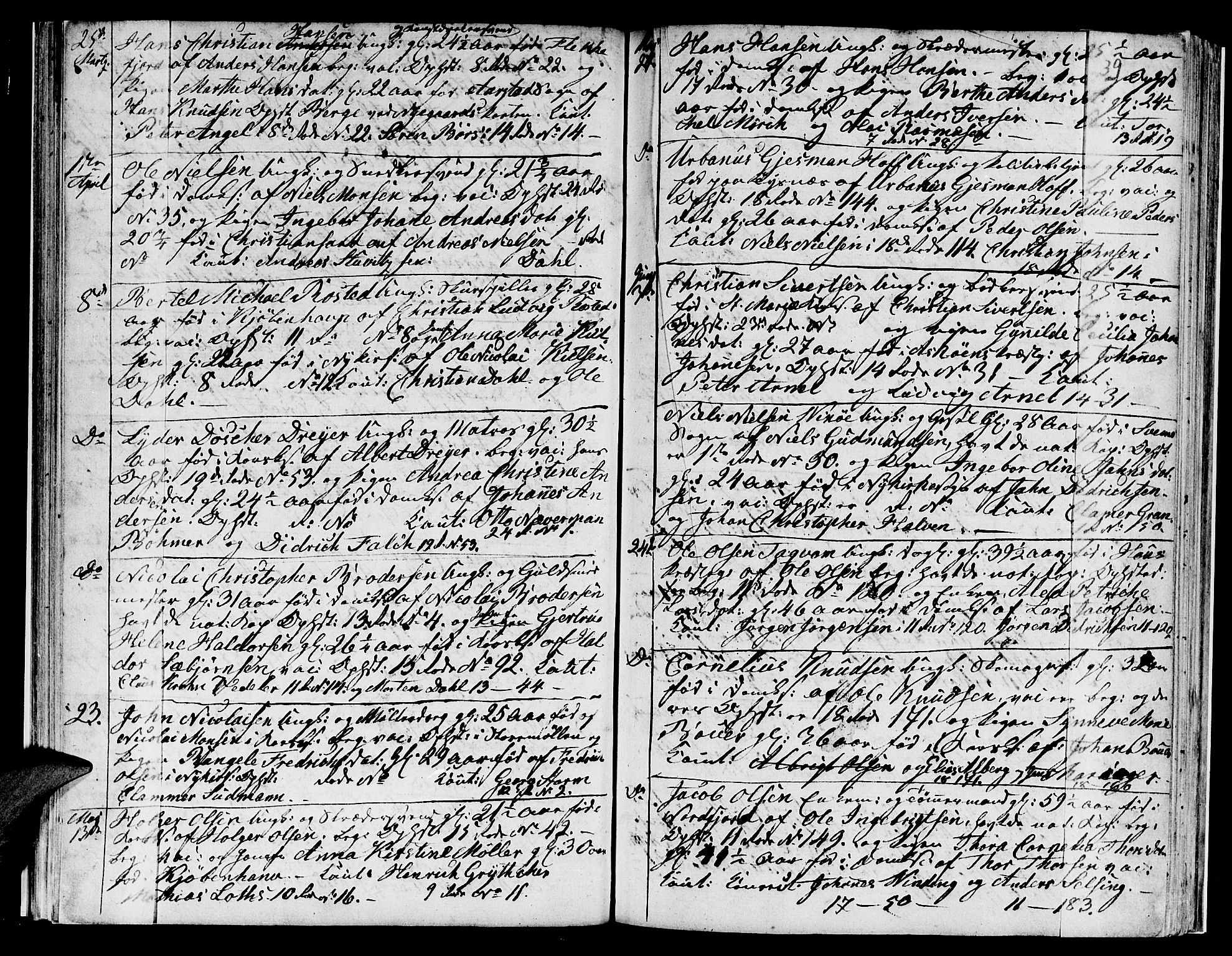 Domkirken sokneprestembete, AV/SAB-A-74801/H/Hab/L0003: Parish register (copy) no. A 3, 1820-1853, p. 39