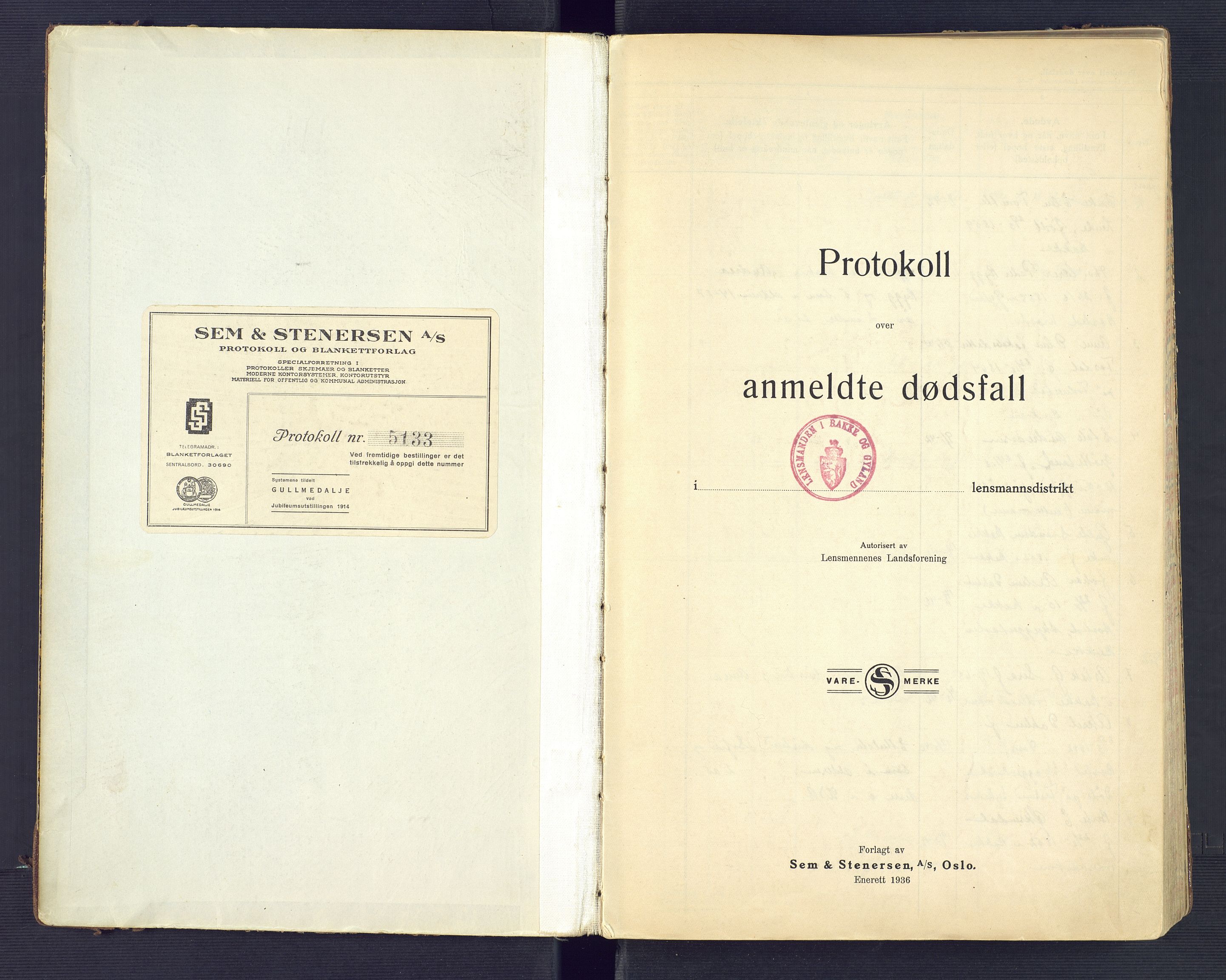 Bakke og Gyland lensmannskontor, SAK/1241-0002/F/Fe/L0004: Anmeldte dødsfall nr 58, 1942-1966