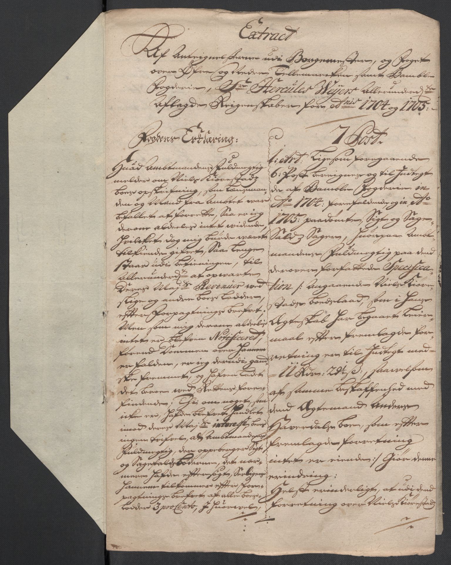 Rentekammeret inntil 1814, Reviderte regnskaper, Fogderegnskap, AV/RA-EA-4092/R36/L2118: Fogderegnskap Øvre og Nedre Telemark og Bamble, 1708-1709, p. 450