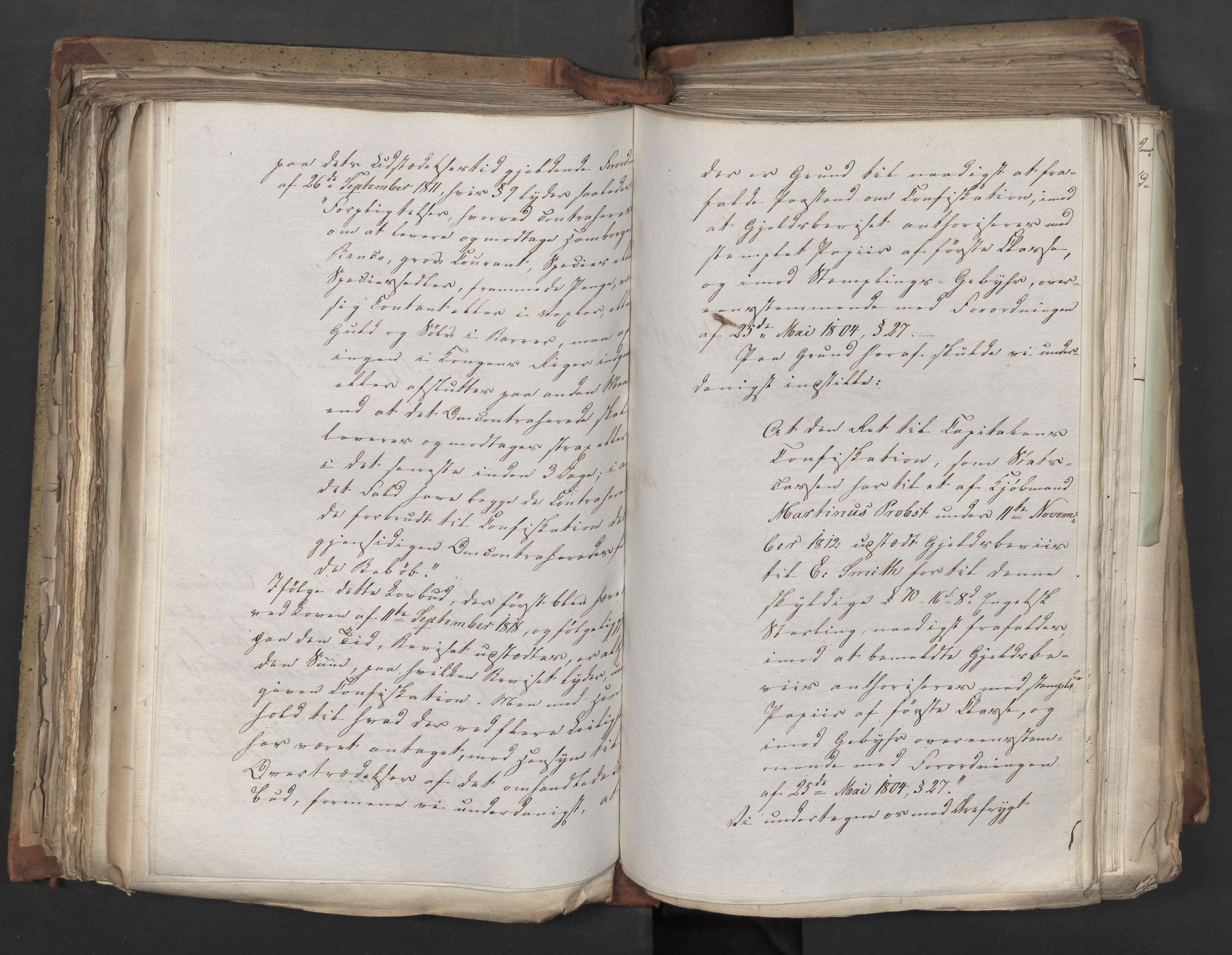 Statsrådsavdelingen i Stockholm, AV/RA-S-1003/D/Da/L0041: Regjeringsinnstillinger nr. 2204-2466, 1825, p. 245