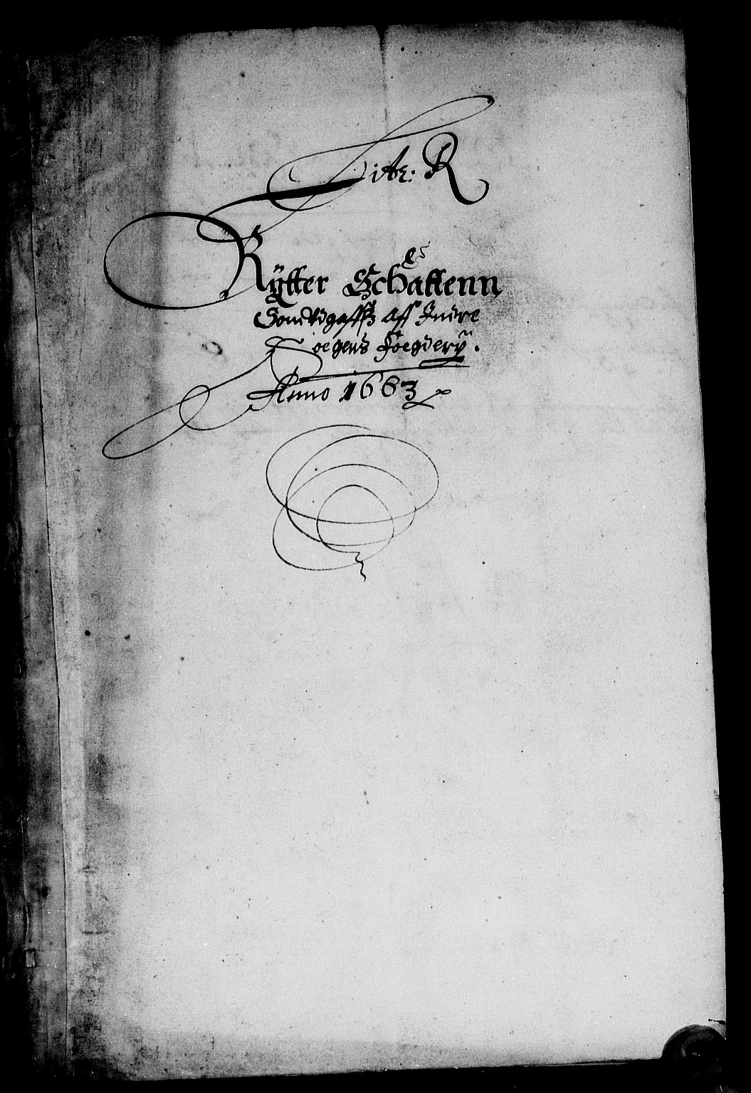 Rentekammeret inntil 1814, Reviderte regnskaper, Stiftamtstueregnskaper, Bergen stiftamt, AV/RA-EA-6043/R/Rc/L0008: Bergen stiftamt, 1663