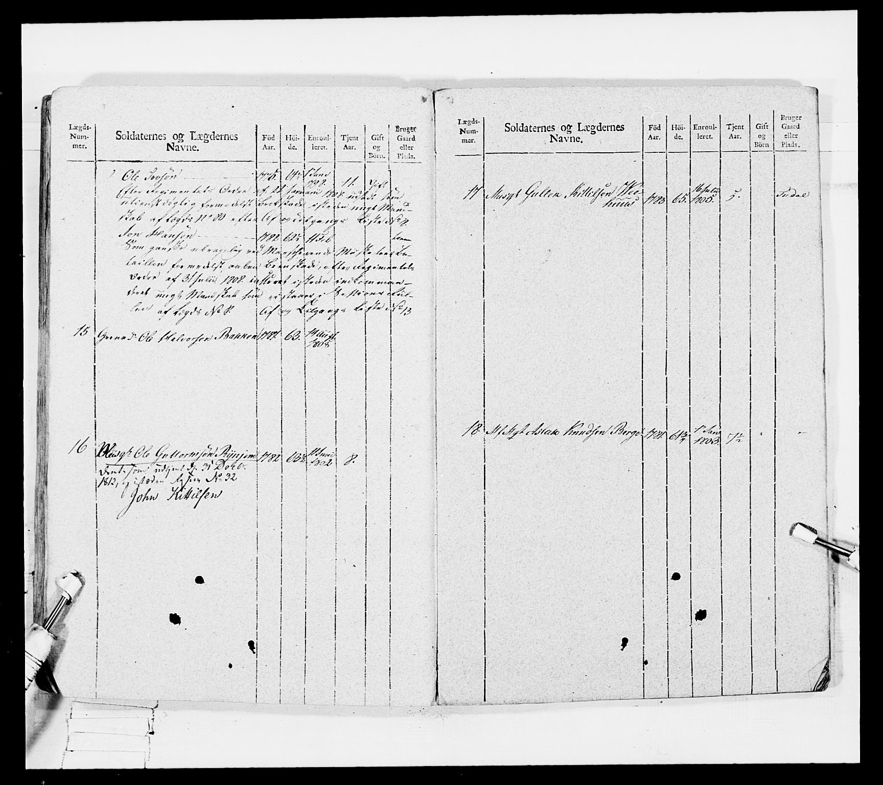 Generalitets- og kommissariatskollegiet, Det kongelige norske kommissariatskollegium, AV/RA-EA-5420/E/Eh/L0116: Telemarkske nasjonale infanteriregiment, 1810, p. 473