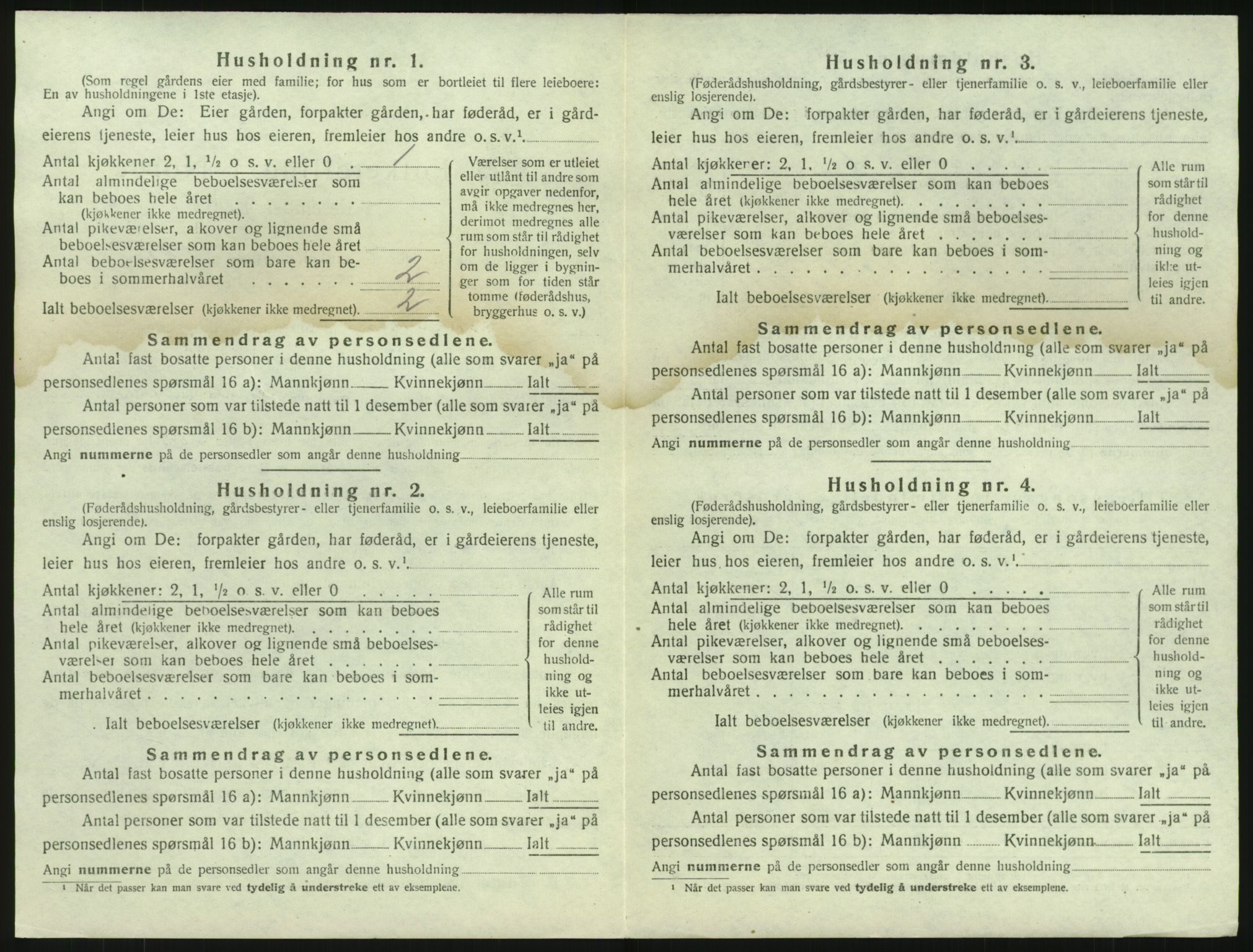 SAKO, 1920 census for Brunlanes, 1920, p. 1690