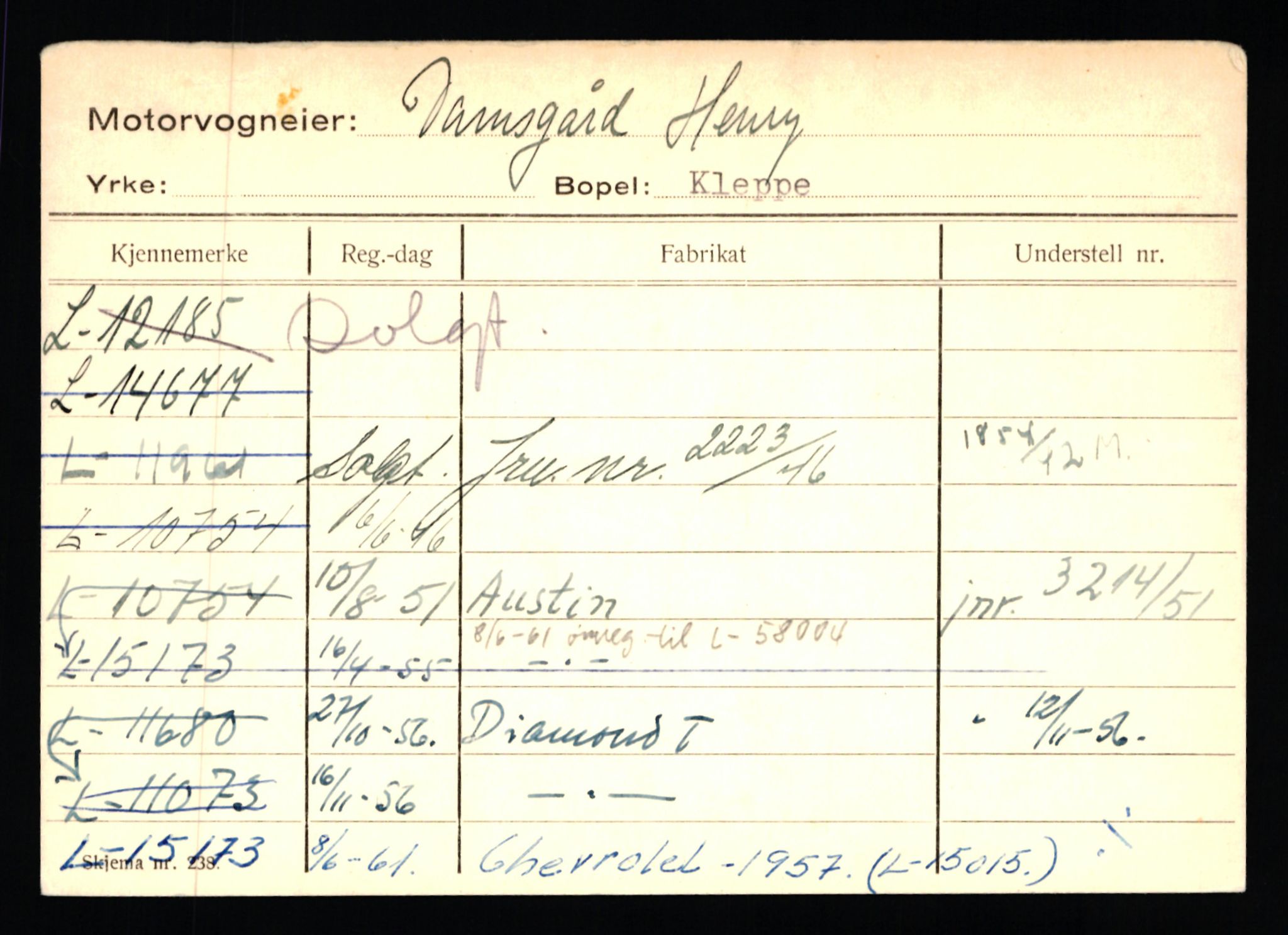 Stavanger trafikkstasjon, AV/SAST-A-101942/0/H/L0006: Dalva - Egersund, 1930-1971, p. 50