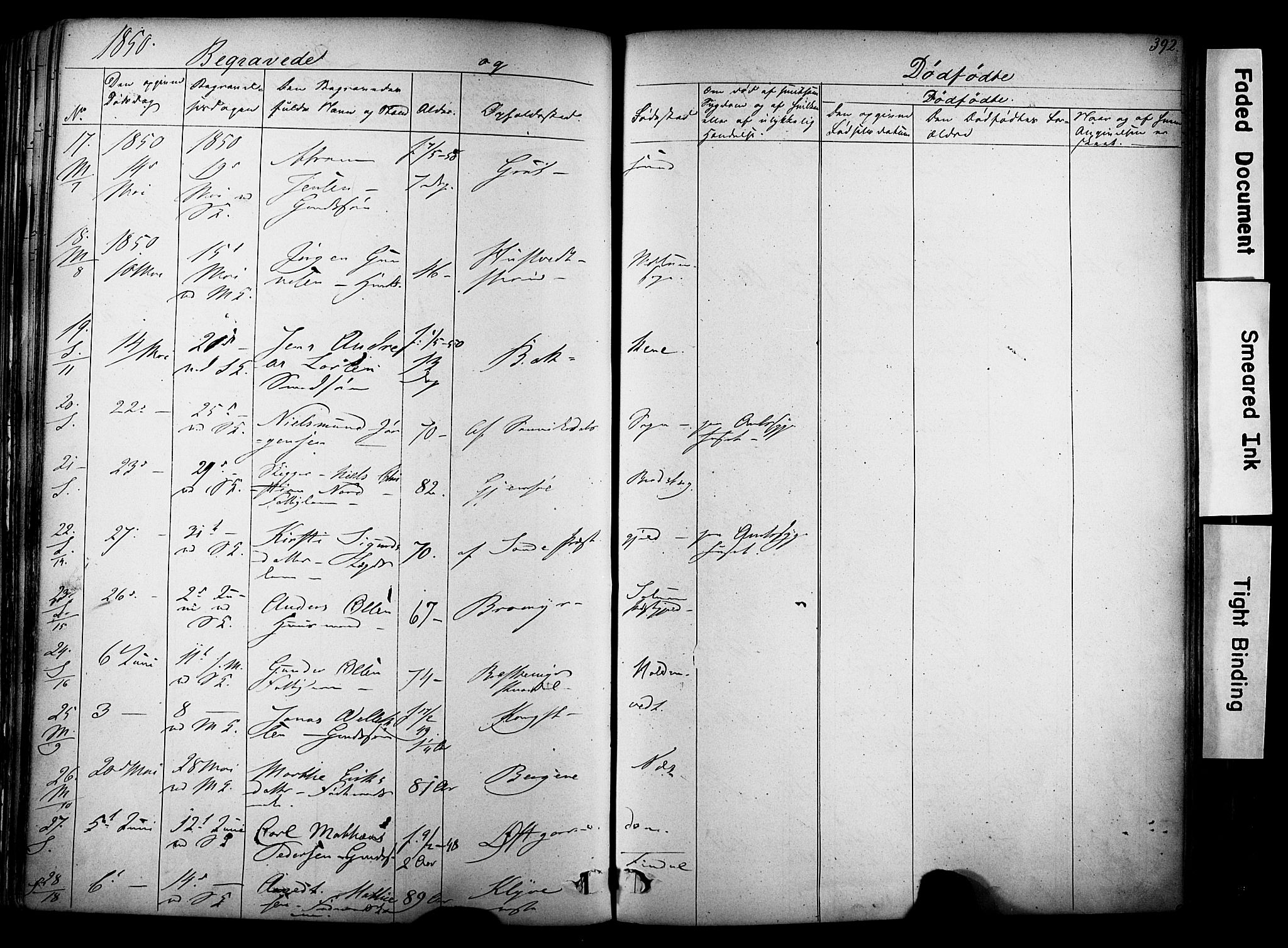 Solum kirkebøker, AV/SAKO-A-306/F/Fa/L0006: Parish register (official) no. I 6, 1844-1855, p. 392