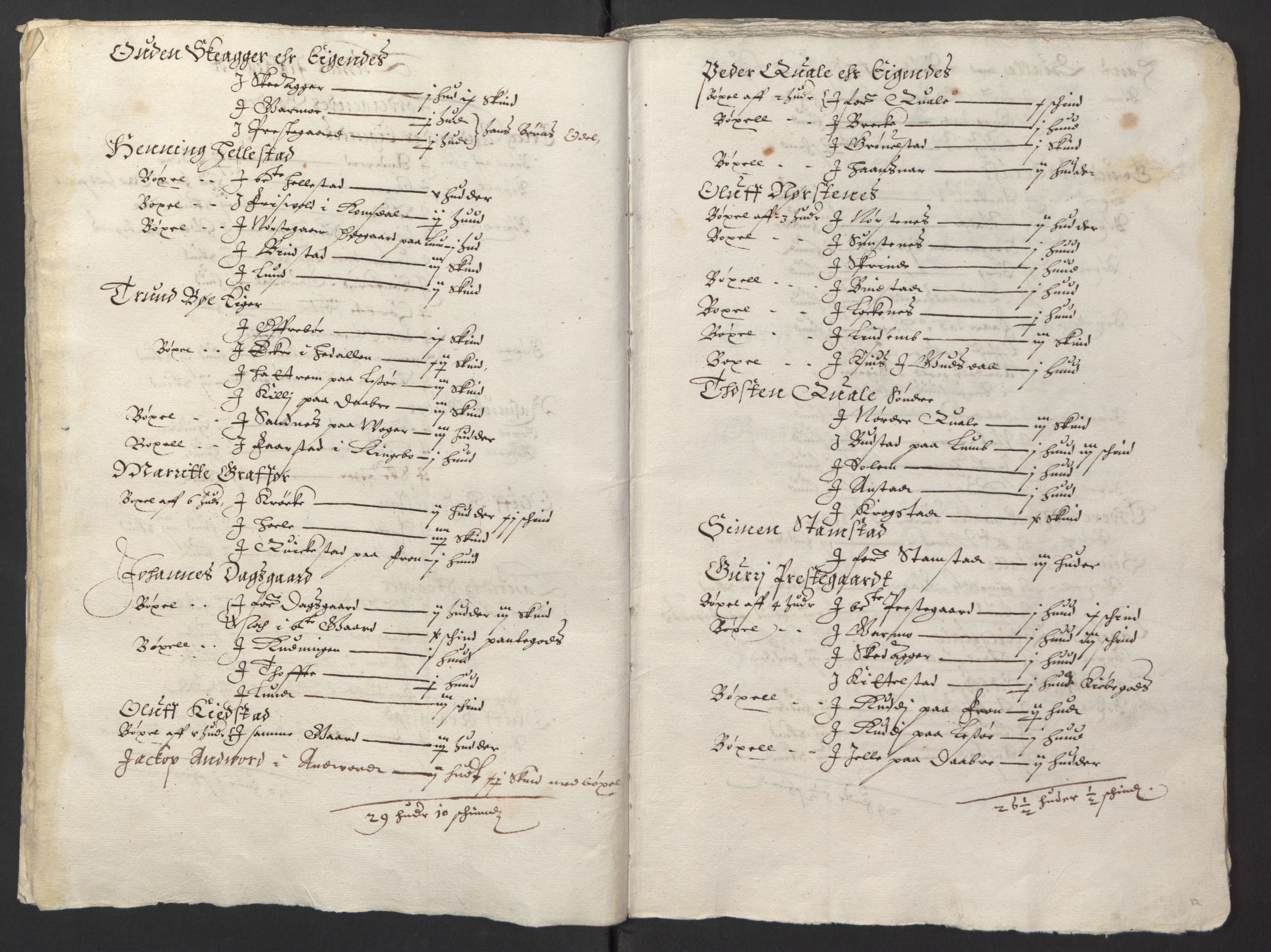 Stattholderembetet 1572-1771, AV/RA-EA-2870/Ek/L0008/0002: Jordebøker til utlikning av rosstjeneste 1624-1626: / Odelsjordebøker for Akershus len, 1624-1626, p. 174