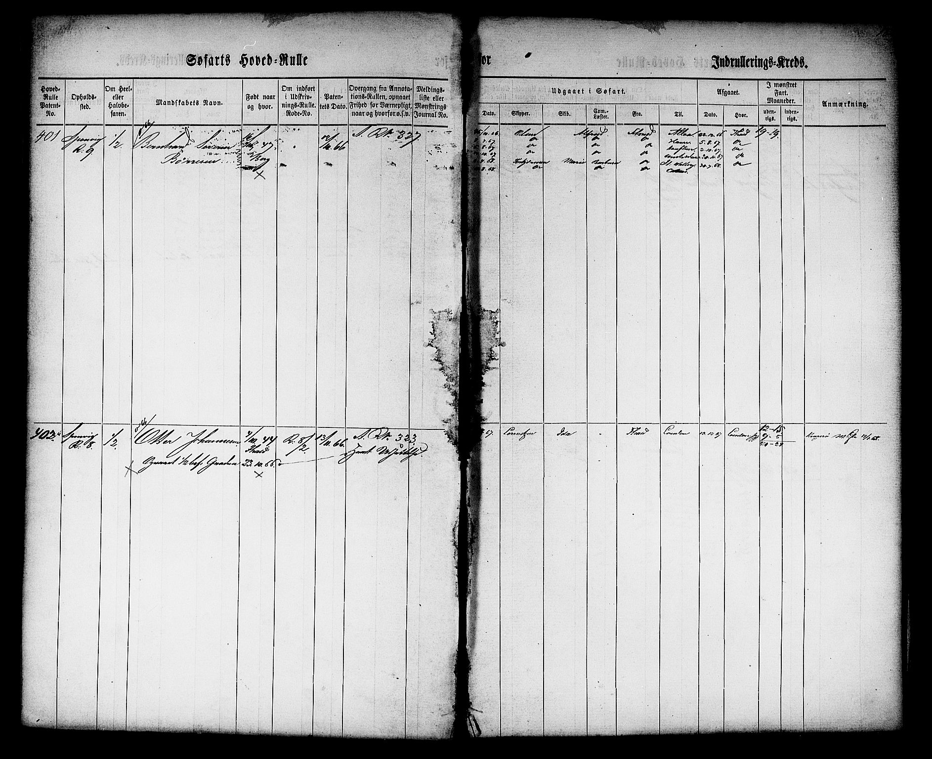 Halden mønstringskontor, SAO/A-10569a/F/Fc/Fcb/L0001: Hovedrulle, 1860, p. 184