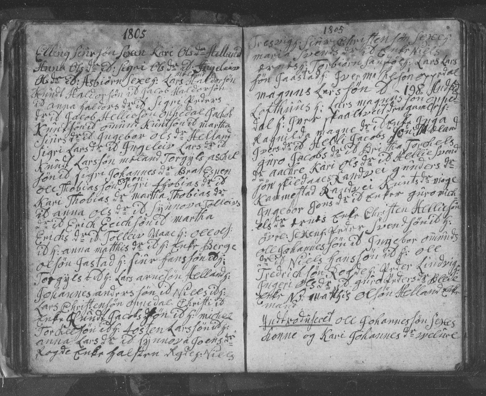 Ullensvang sokneprestembete, SAB/A-78701/H/Hab: Parish register (copy) no. B 8, 1804-1811