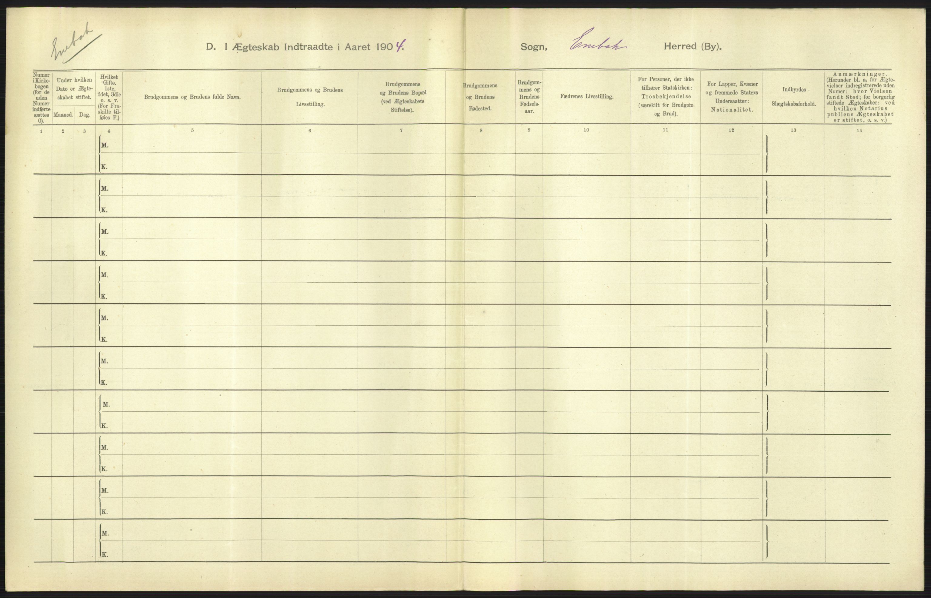 Statistisk sentralbyrå, Sosiodemografiske emner, Befolkning, AV/RA-S-2228/D/Df/Dfa/Dfab/L0002: Akershus amt: Fødte, gifte, døde, 1904, p. 489