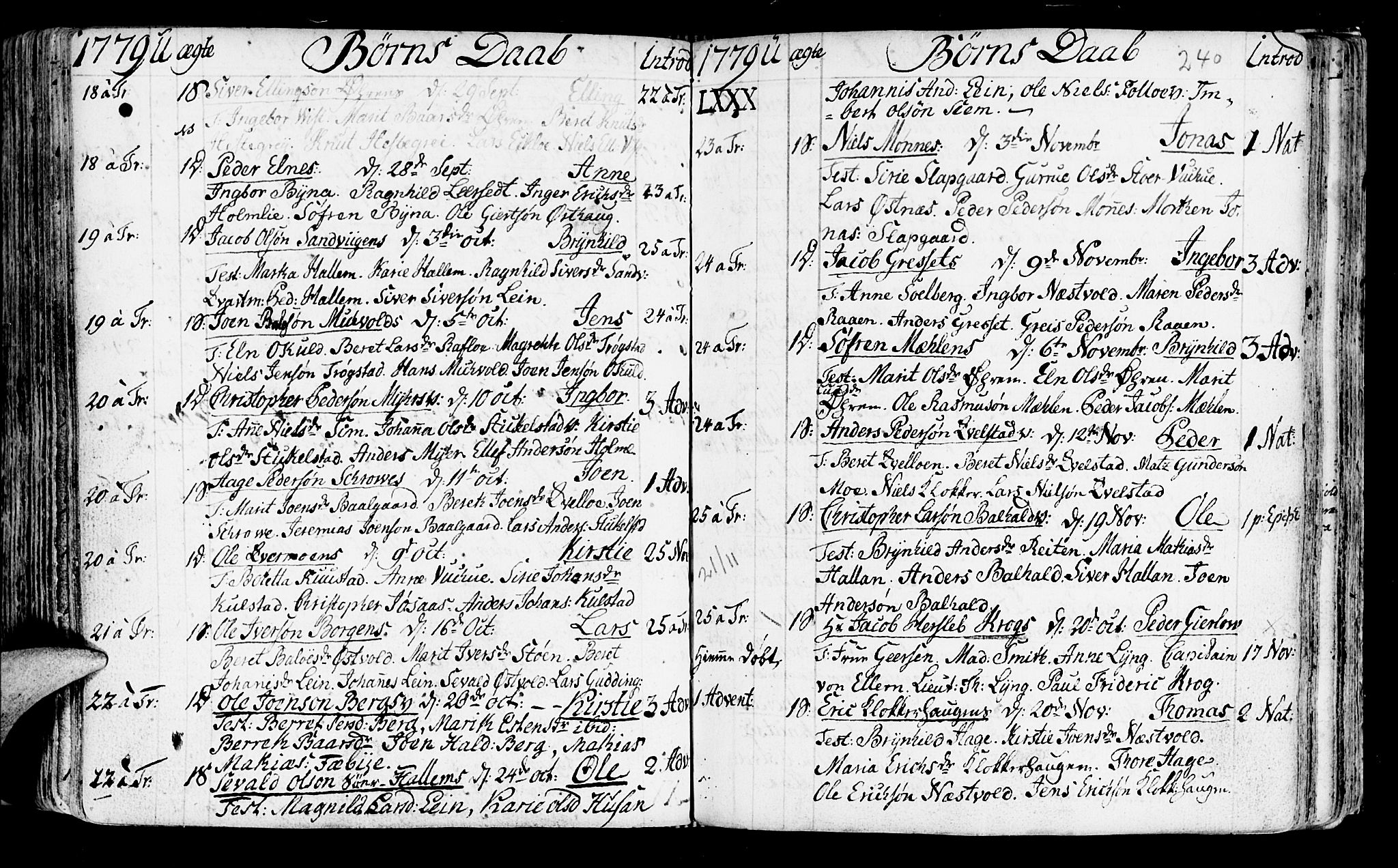Ministerialprotokoller, klokkerbøker og fødselsregistre - Nord-Trøndelag, SAT/A-1458/723/L0231: Parish register (official) no. 723A02, 1748-1780, p. 240