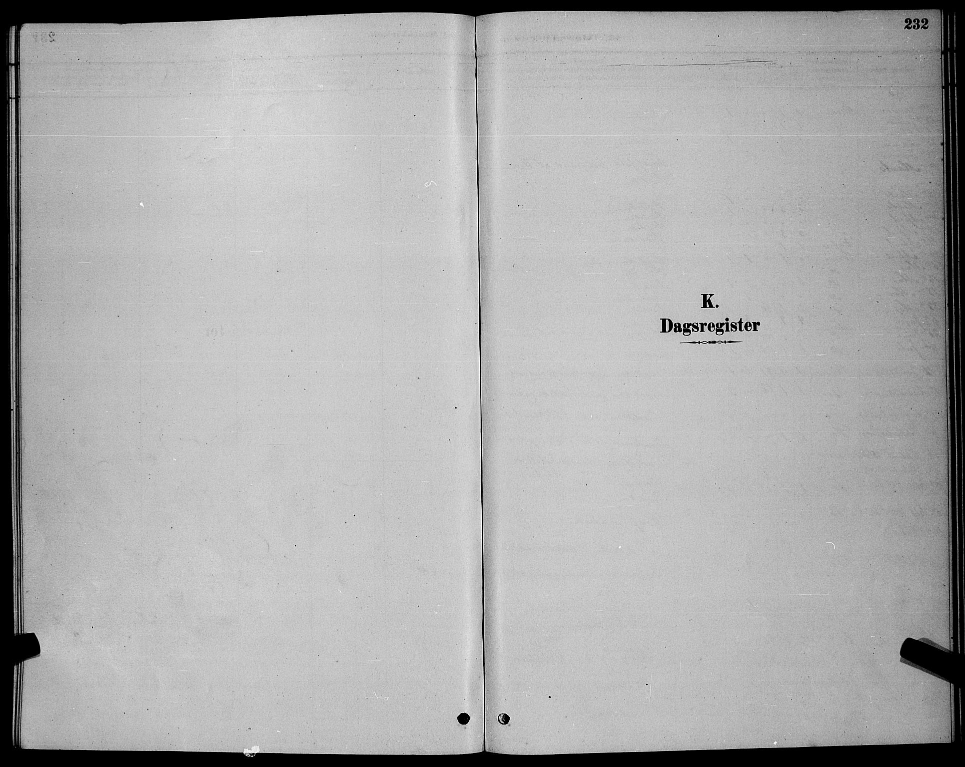 Ministerialprotokoller, klokkerbøker og fødselsregistre - Møre og Romsdal, AV/SAT-A-1454/524/L0365: Parish register (copy) no. 524C06, 1880-1899, p. 232