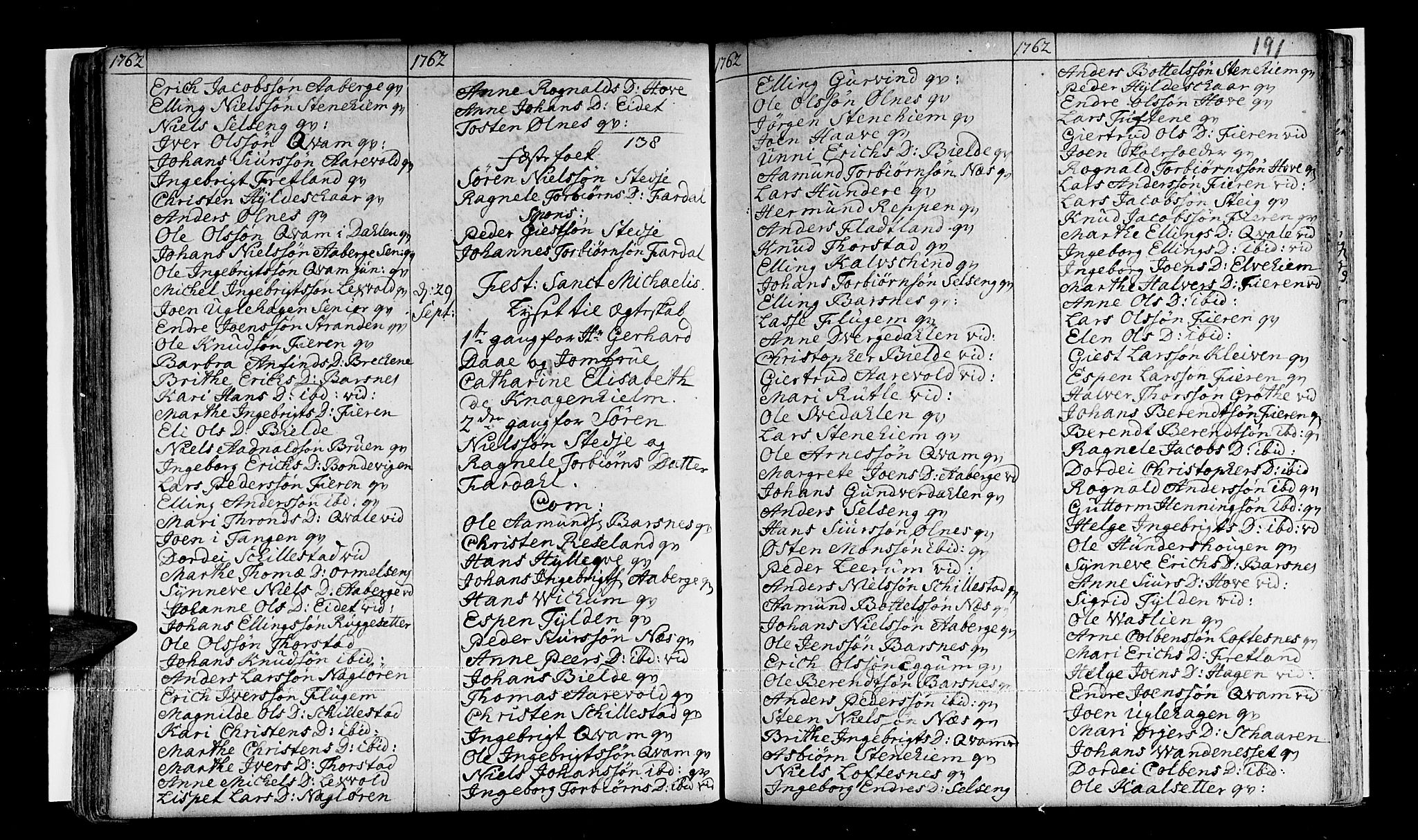 Sogndal sokneprestembete, AV/SAB-A-81301/H/Haa/Haaa/L0003: Parish register (official) no. A 3, 1747-1768, p. 191