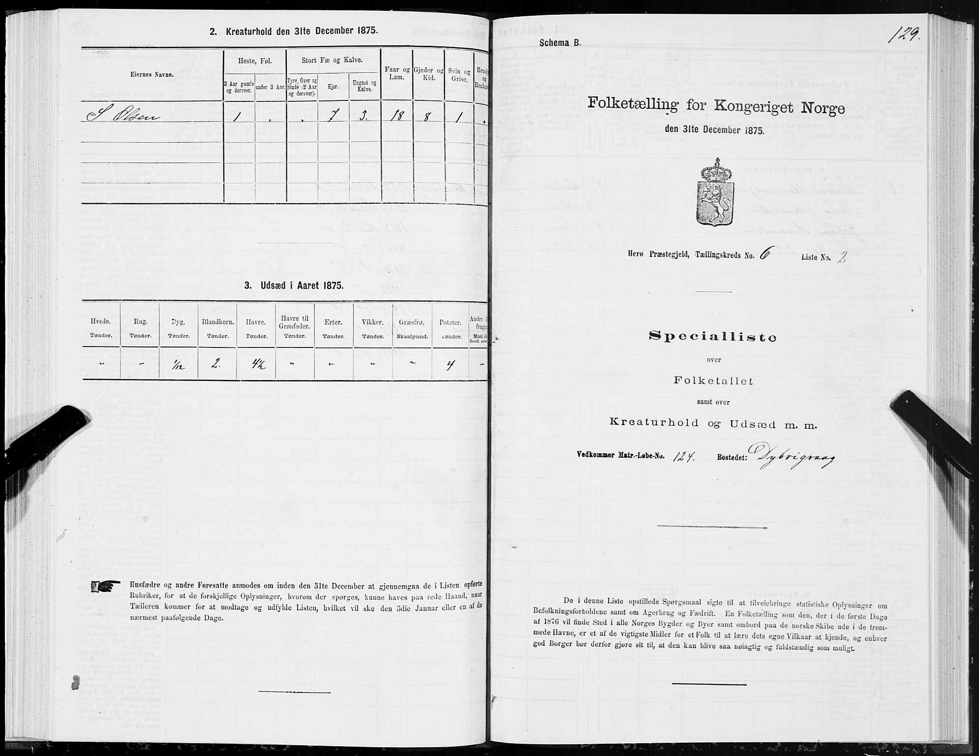 SAT, 1875 census for 1515P Herøy, 1875, p. 3129