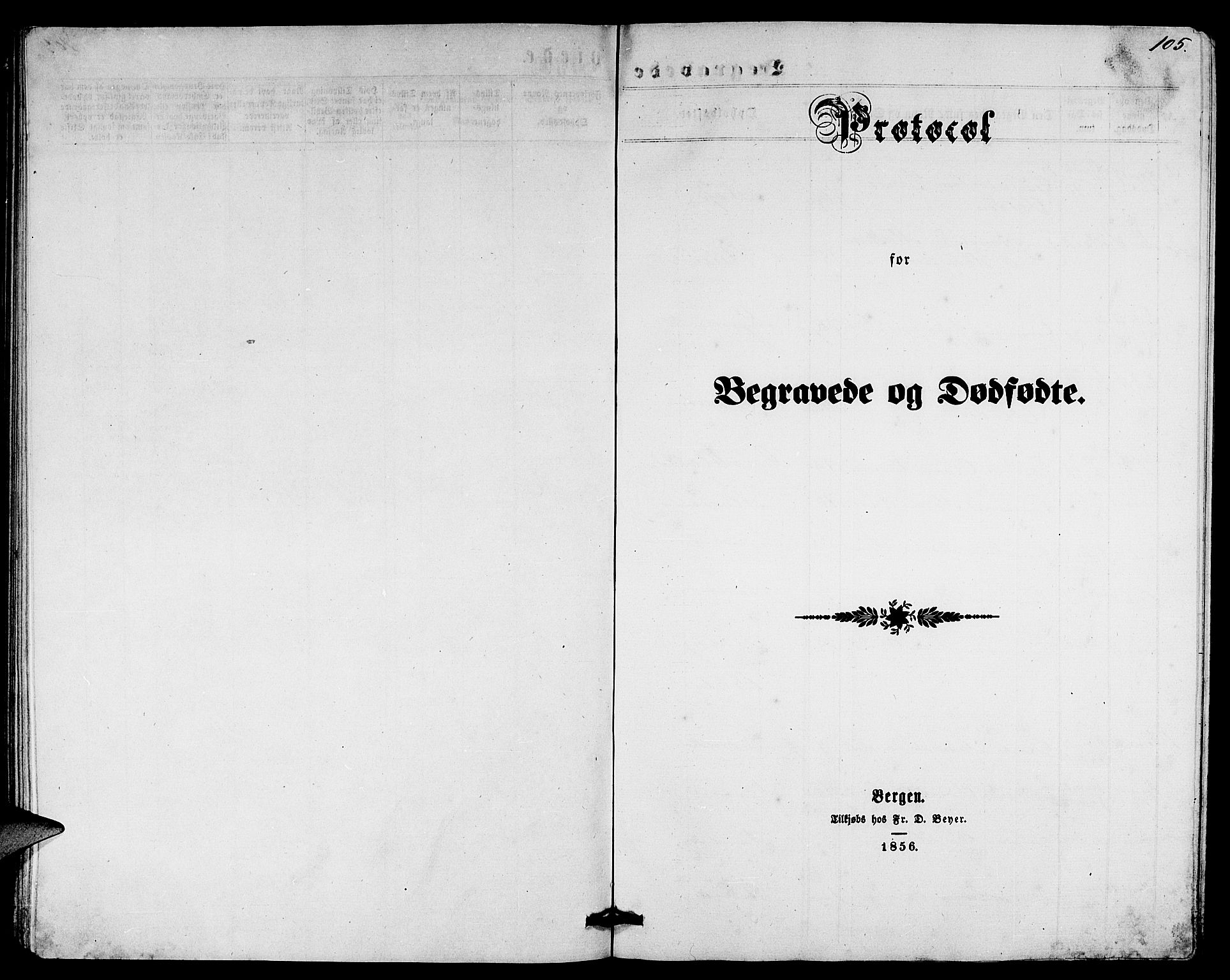 Gaular sokneprestembete, AV/SAB-A-80001/H/Hab: Parish register (copy) no. A 2, 1863-1877, p. 105