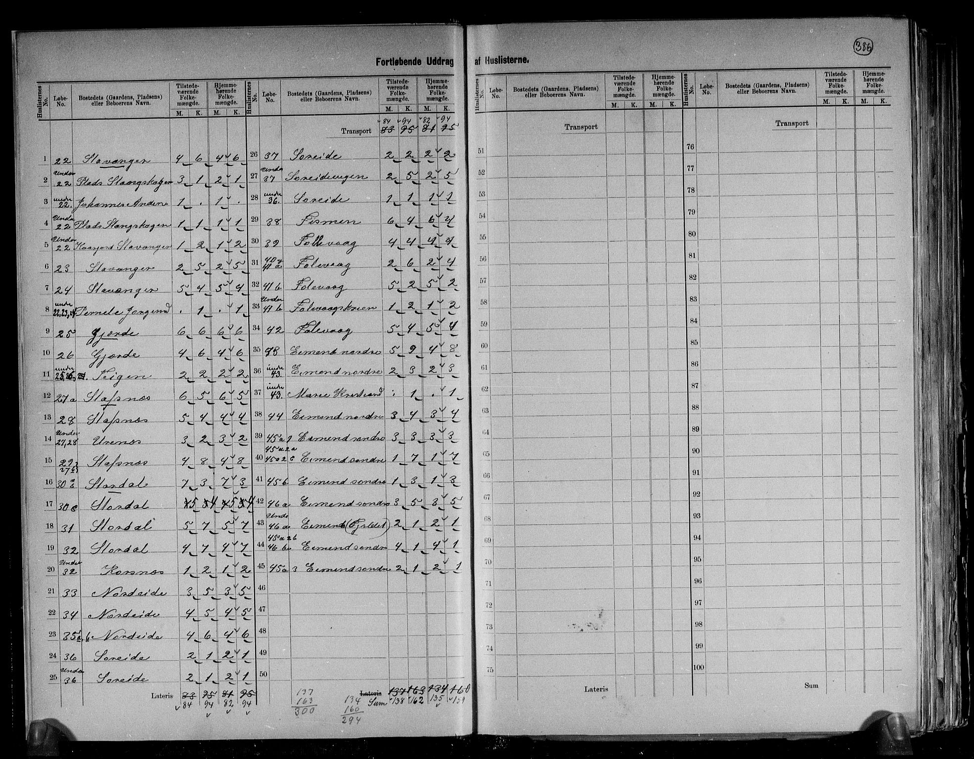 RA, 1891 census for 1428 Askvoll, 1891, p. 8
