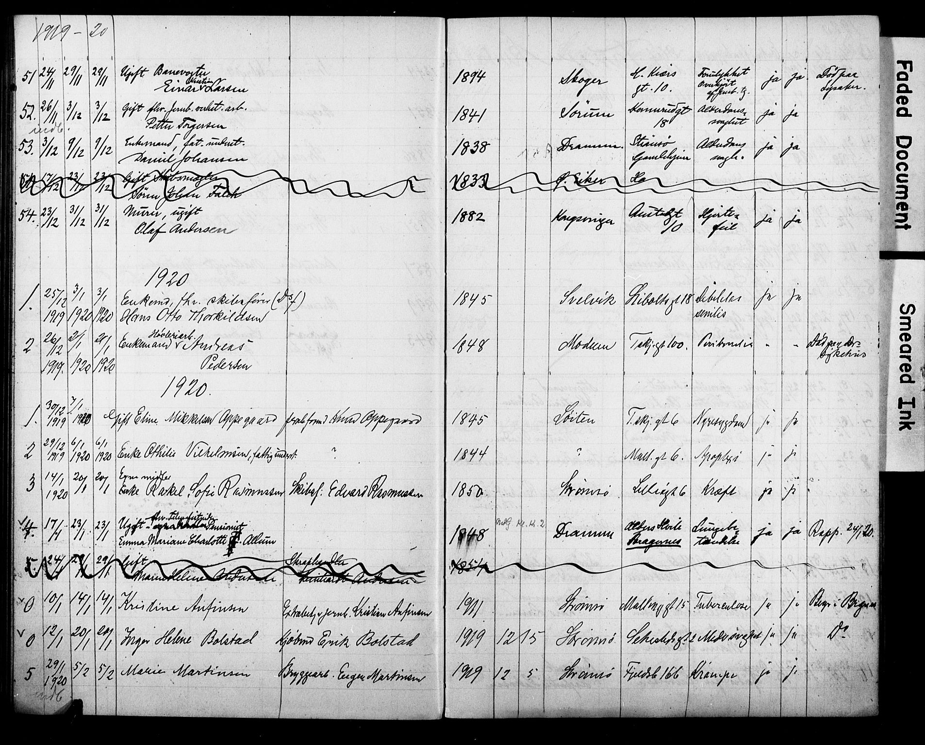 Strømsø kirkebøker, AV/SAKO-A-246/Y/Ya/L0008: Parish register draft no. I 8, 1916-1931