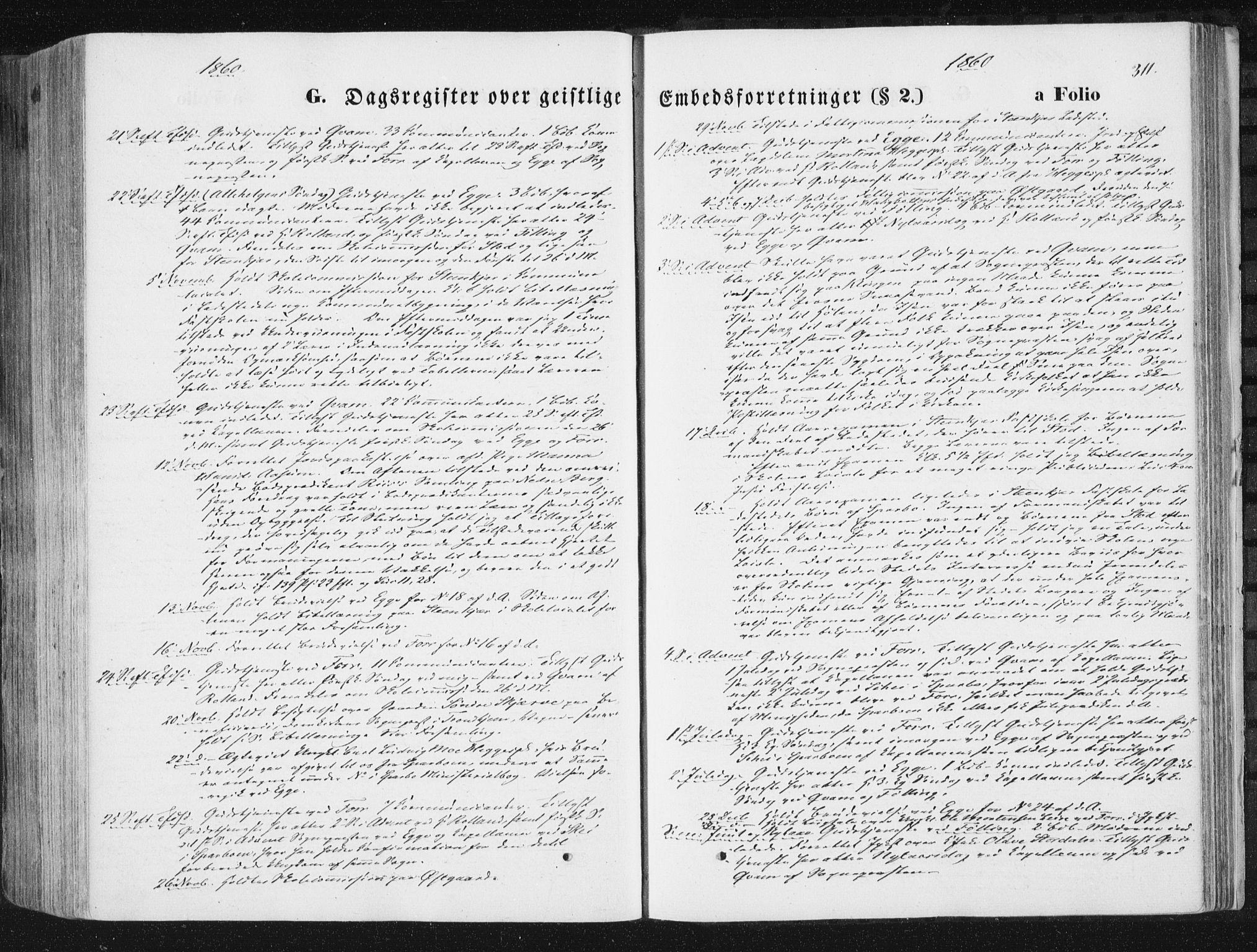 Ministerialprotokoller, klokkerbøker og fødselsregistre - Nord-Trøndelag, SAT/A-1458/746/L0447: Parish register (official) no. 746A06, 1860-1877, p. 311
